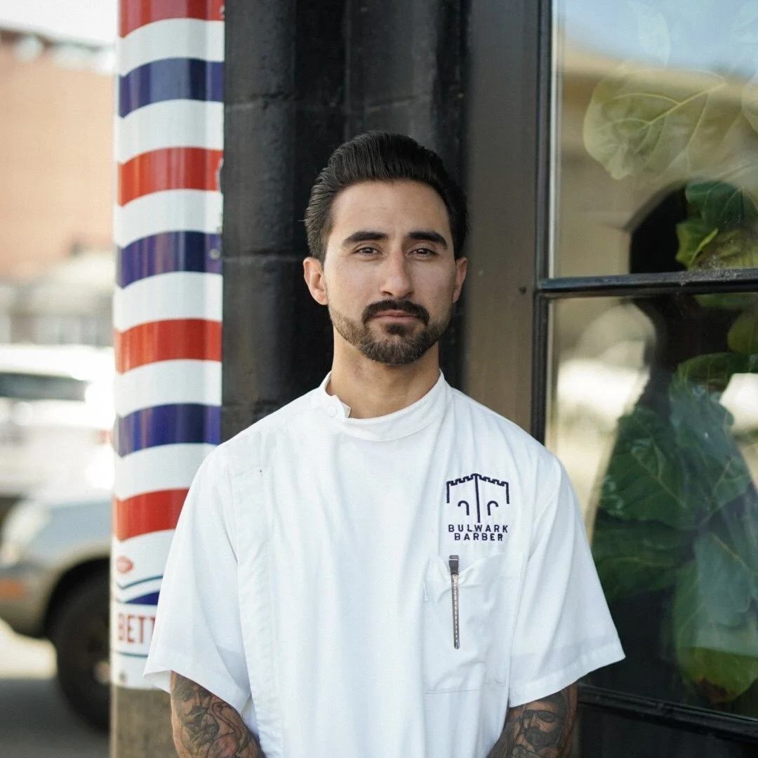 Paul Nemec, barber at Bulwark Barber
