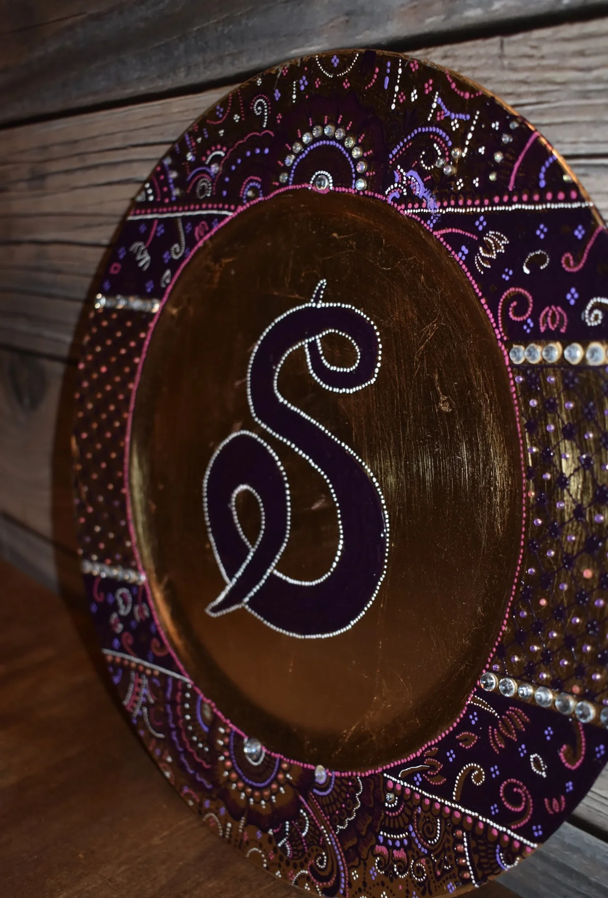 Monogram Charger Plate