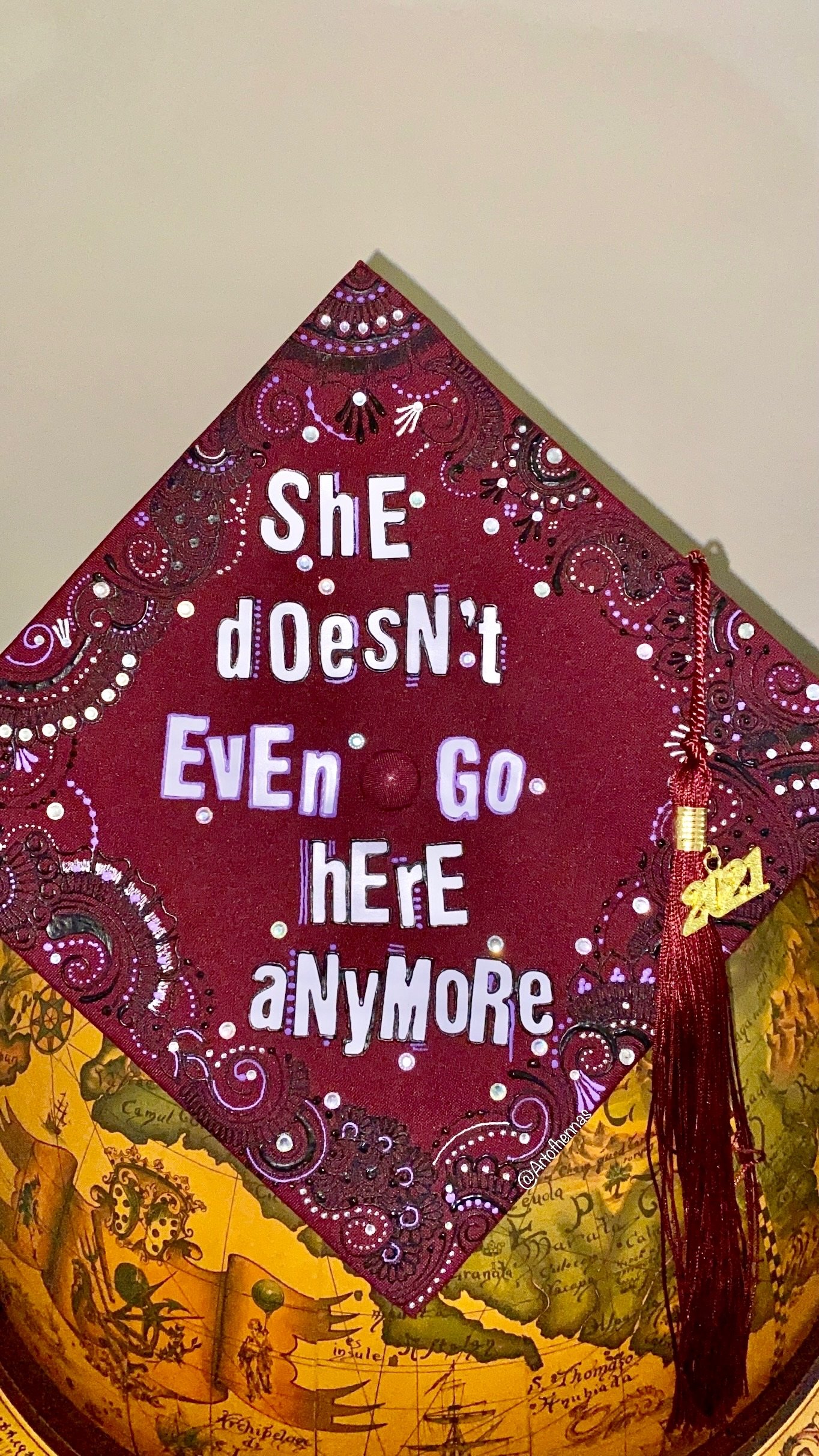 Grad Cap - Burn Book