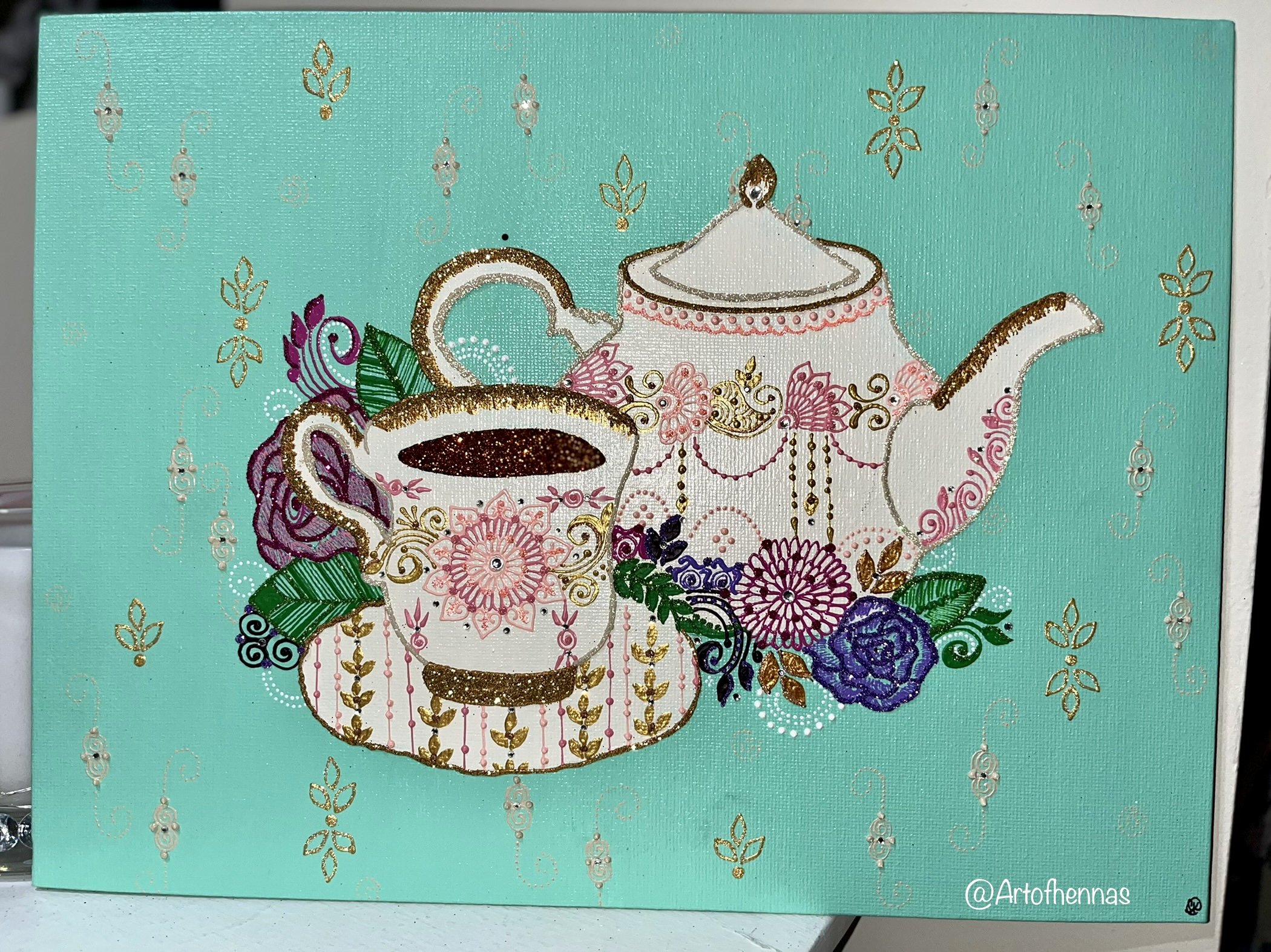 This exact piece has been sold to a happy client. As it is my personal philosophy as an Artist not to create copies of my work, if you would like a SIMILAR piece commissioned, please contact me directly with a picture of this piece and I will send o
