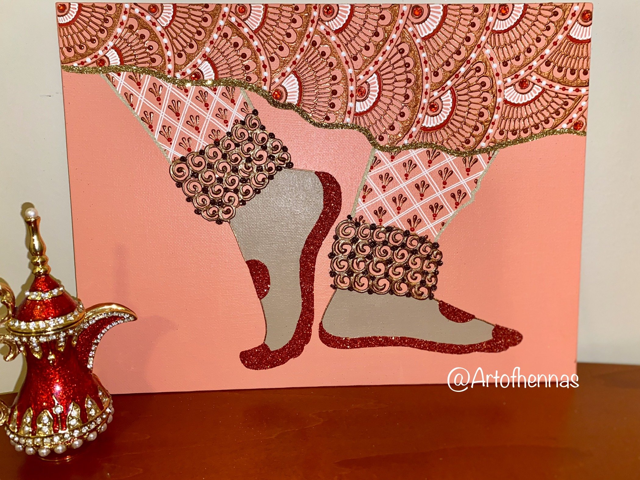 This exact piece has been sold to a happy client. As it is my personal philosophy as an Artist not to create copies of my work, if you would like a SIMILAR piece commissioned, please contact me directly with a picture of this piece and I will send o