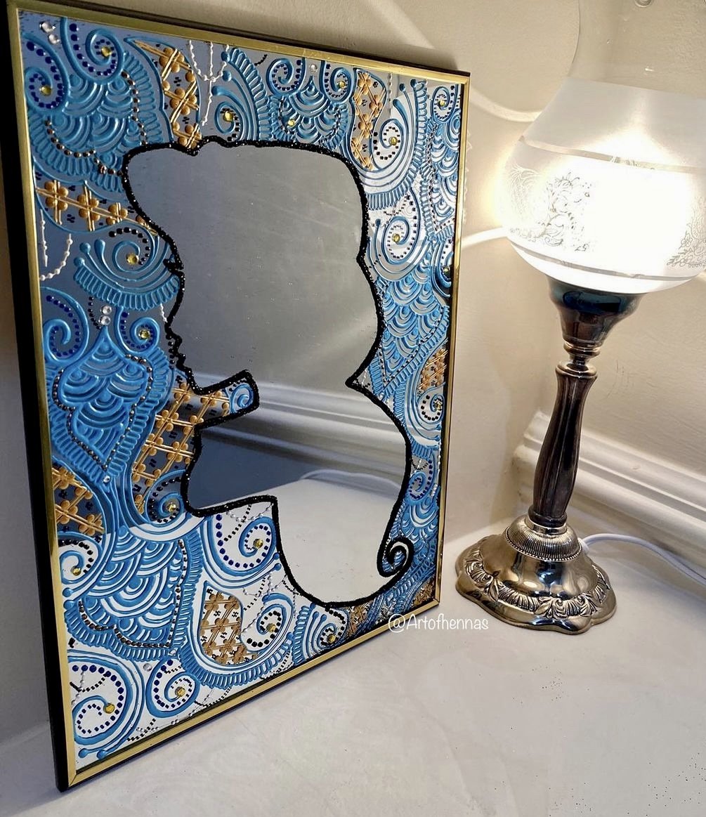 This exact piece has been sold to a happy client. As it is my personal philosophy as an Artist not to create copies of my work, if you would like a SIMILAR piece commissioned, please contact me directly with a picture of this piece and I will send o