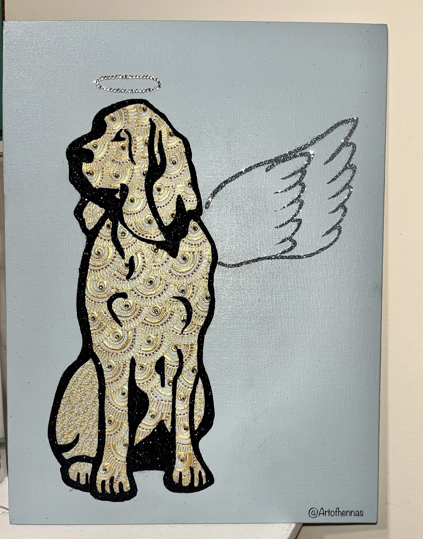 This exact piece has been sold to a happy client. As it is my personal philosophy as an Artist not to create copies of my work, if you would like a SIMILAR piece commissioned, please contact me directly with a picture of this piece and I will send o