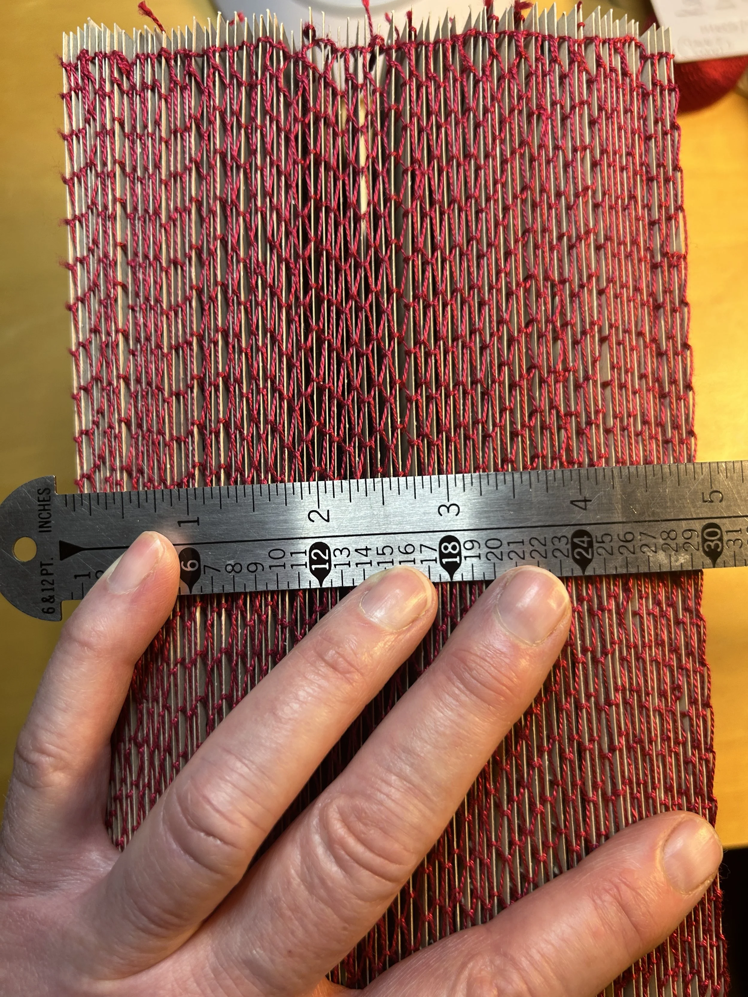 Linked Blanket Stitch binding - spine