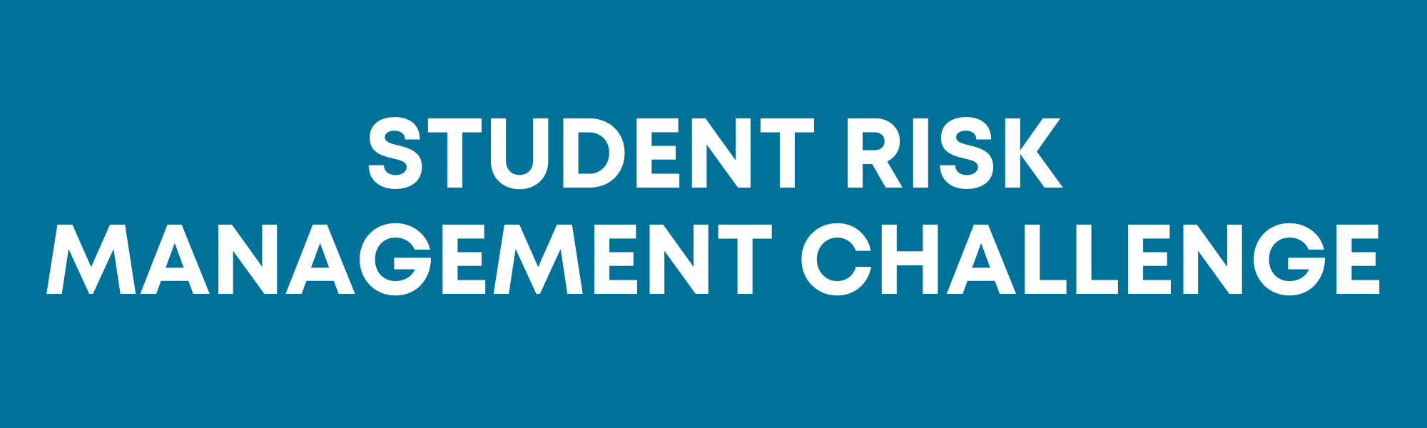 Spencer-RIMS Risk Management Challenge — Spencer Educational Foundation