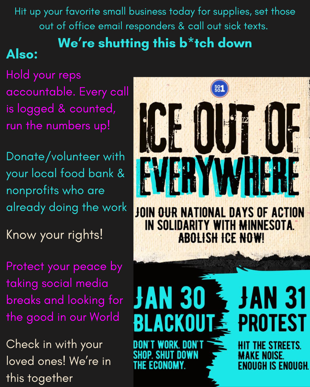 Things You Can Do To Help "The People"