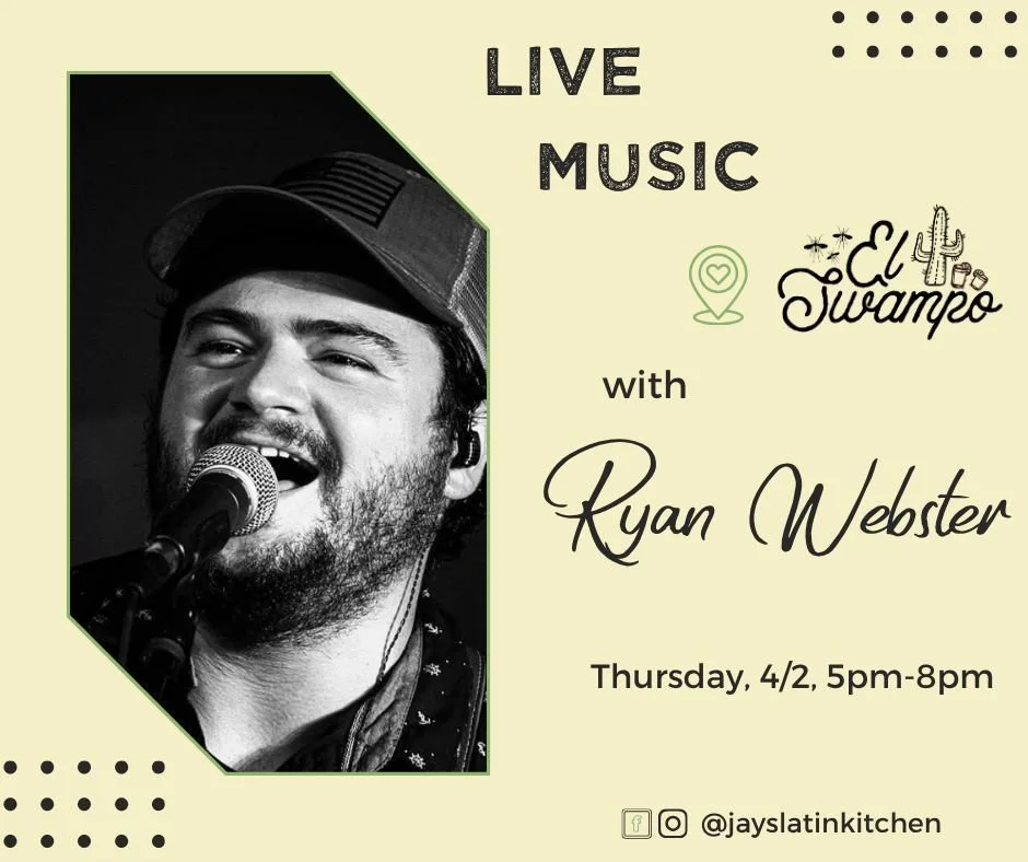 🎶 Not an April Fools joke&hellip;

Pete Best won&rsquo;t be able to make it tomorrow for our first Thursday of April music&mdash;but no worries&hellip;

Ryan Webster is stepping in, and you won&rsquo;t want to miss him 🙌

Join us tomorrow 4/2 for l