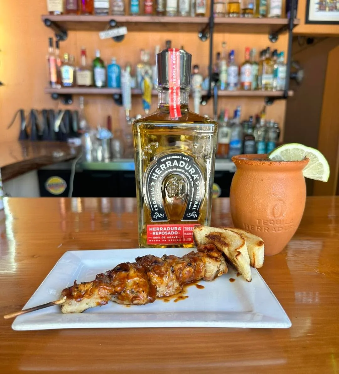 Our newest specials are bringing some serious Latin flavor 🔥

🍹 Cantaritos &mdash; a Mexican classic made with grapefruit, orange, lemon &amp; lime juices and Herradura Reposado.

🍢 Chicken Pincho &mdash; inspired by Puerto Rican street food. Perf