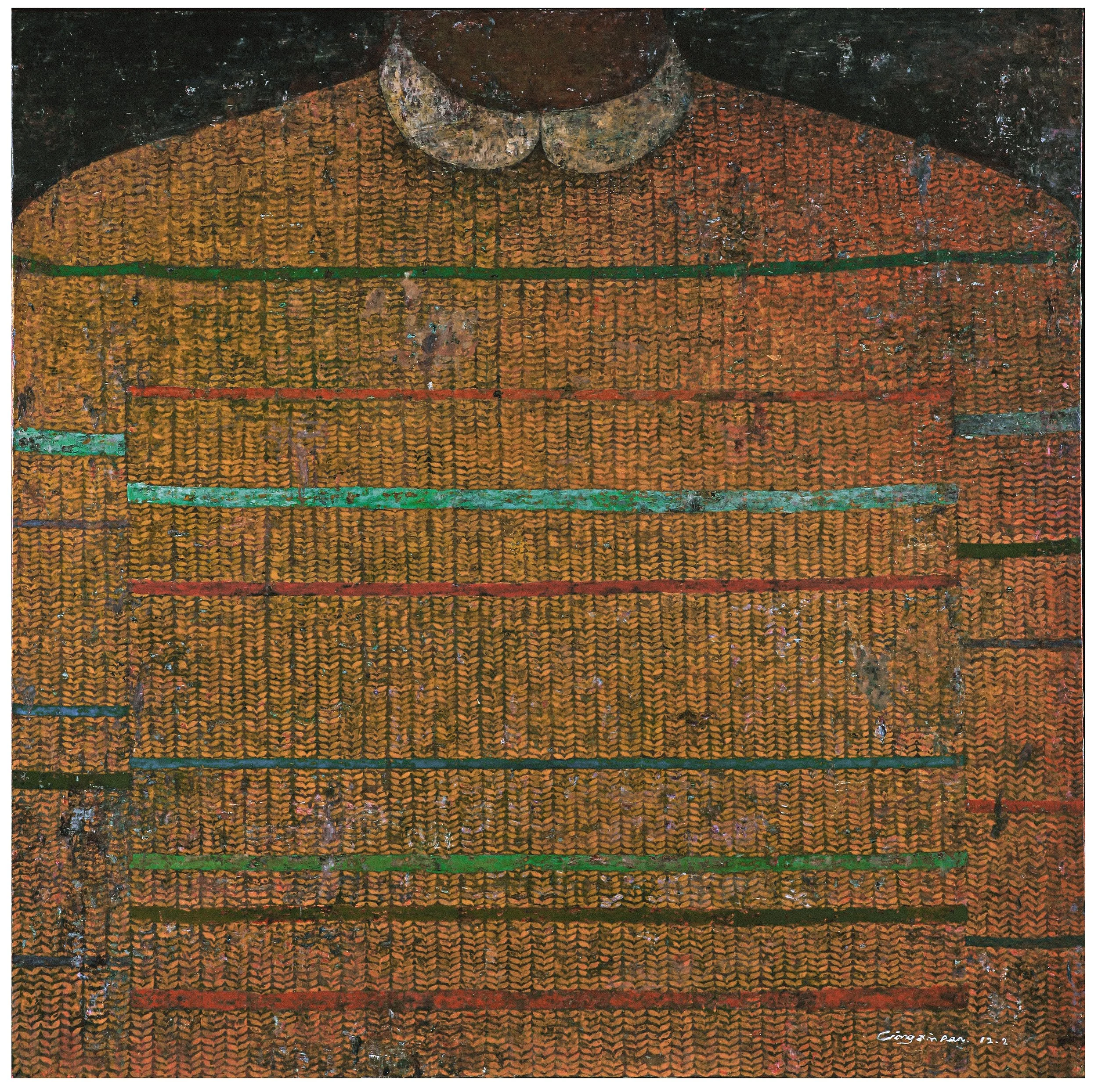 《毛衣》60X60 木板坦培拉b.jpg