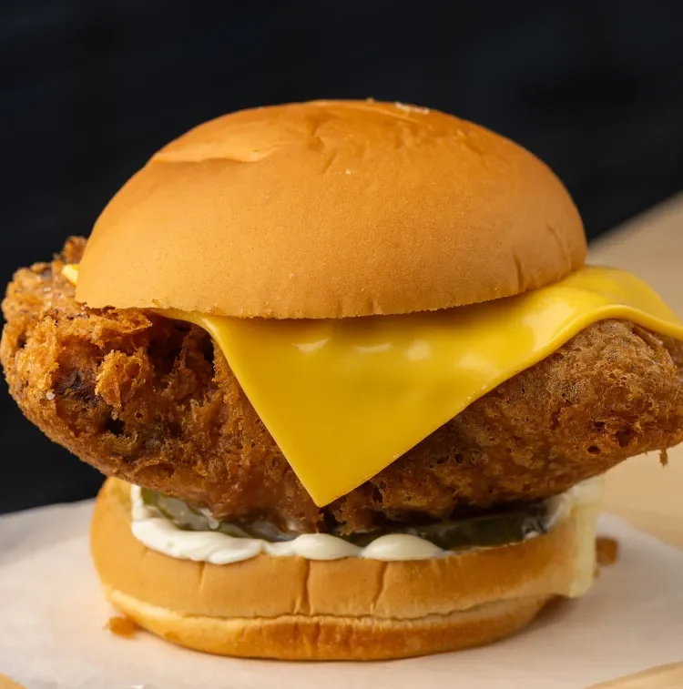 Fish sandwich from Little Fish in Melrose Park