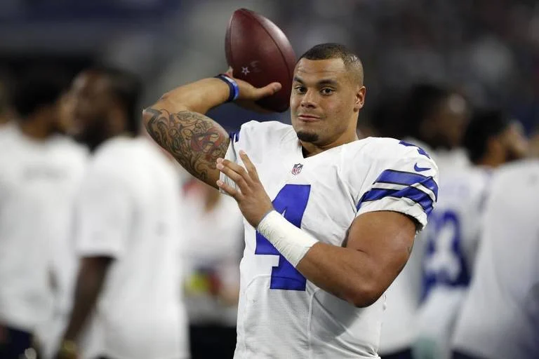 Dak Prescott Tosses Shady Spirals At Dez Bryant!!!