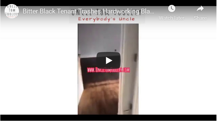 Bitter Black Tenant Trashes Hardworking Black Man's Rental Home!!!