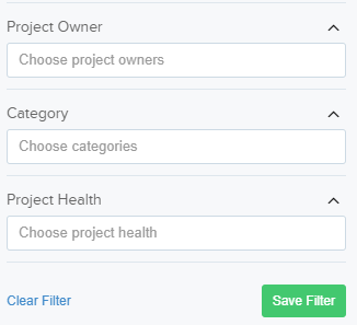 Show project without an owner