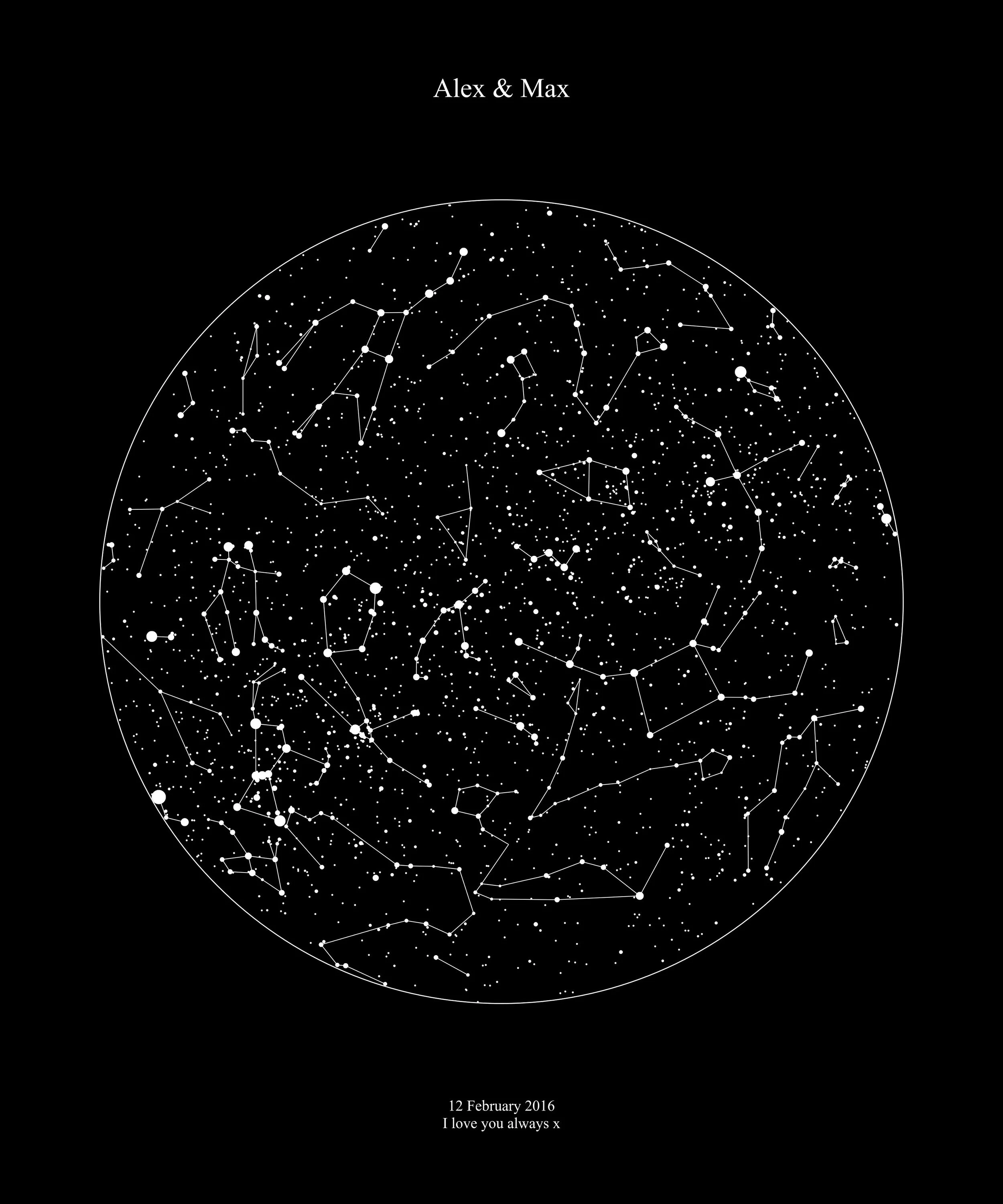 Star On A Map A Guide To Getting The Most Out Of Our Star Maps — Posterhaste Blog