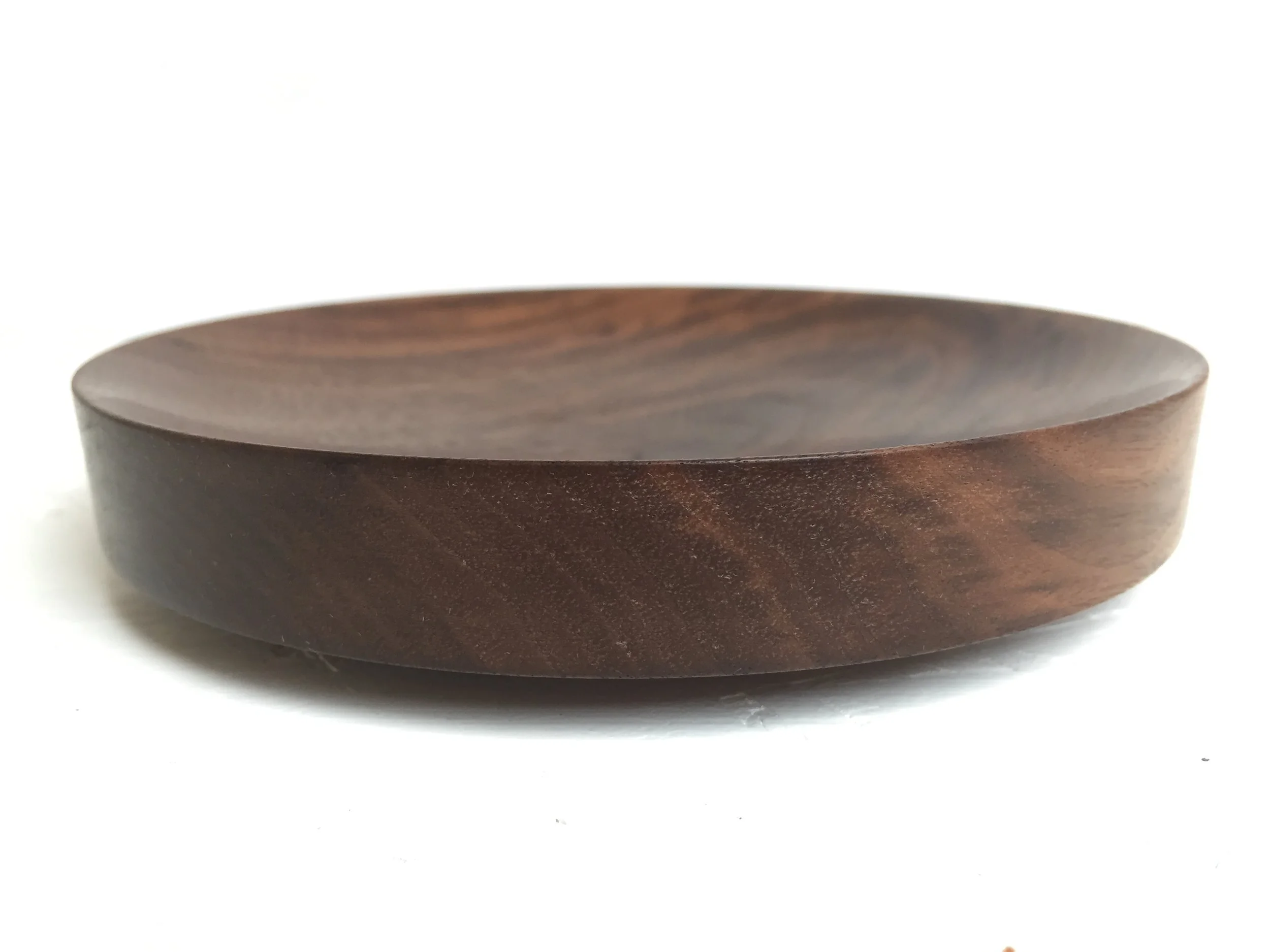 Walnut Coin and Key Dish