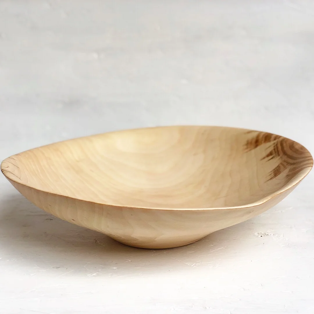 Once-Turned Apple Bowl