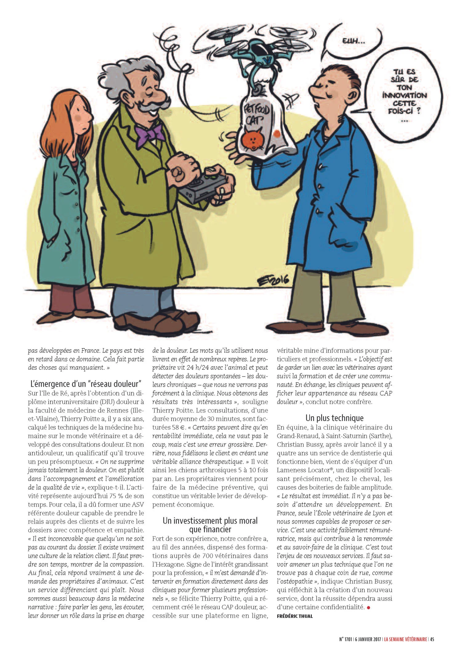 LA SEMAINE VÉTÉRINAIRE / 9 DÉCEMBRE 2016