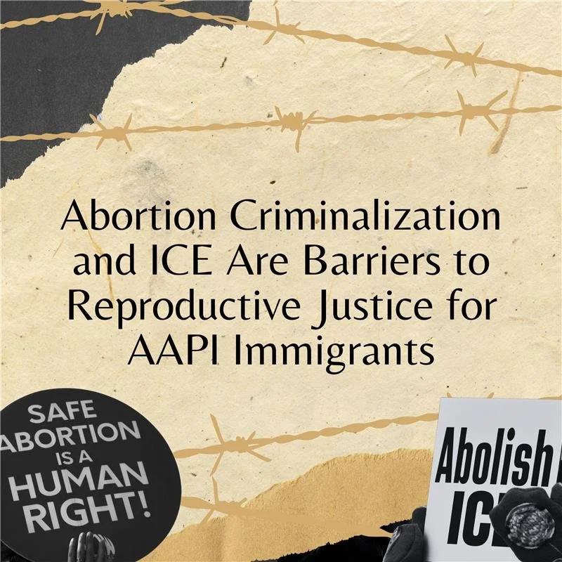 Abortion Criminalization and ICE Are Barriers to Reproductive Justice for AAPI Immigrants