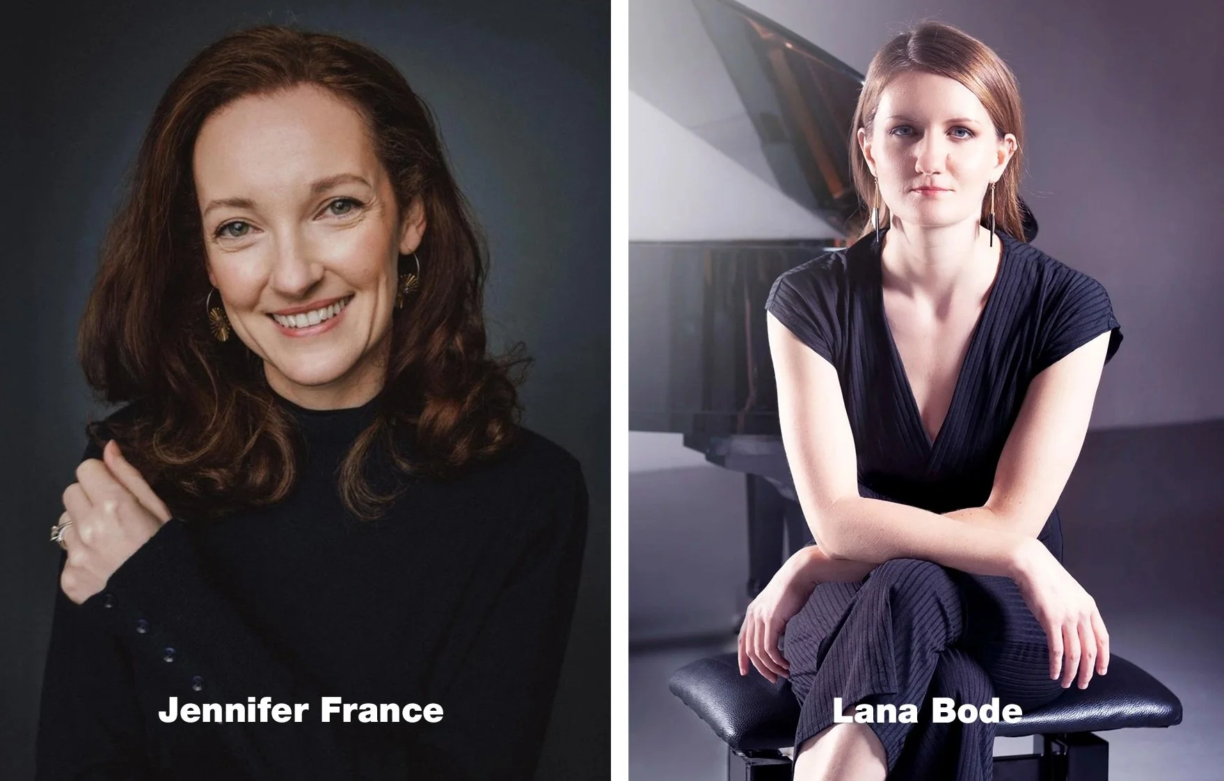 JENNIFER FRANCE, SOPRANO AND LANA BODE, PIANO