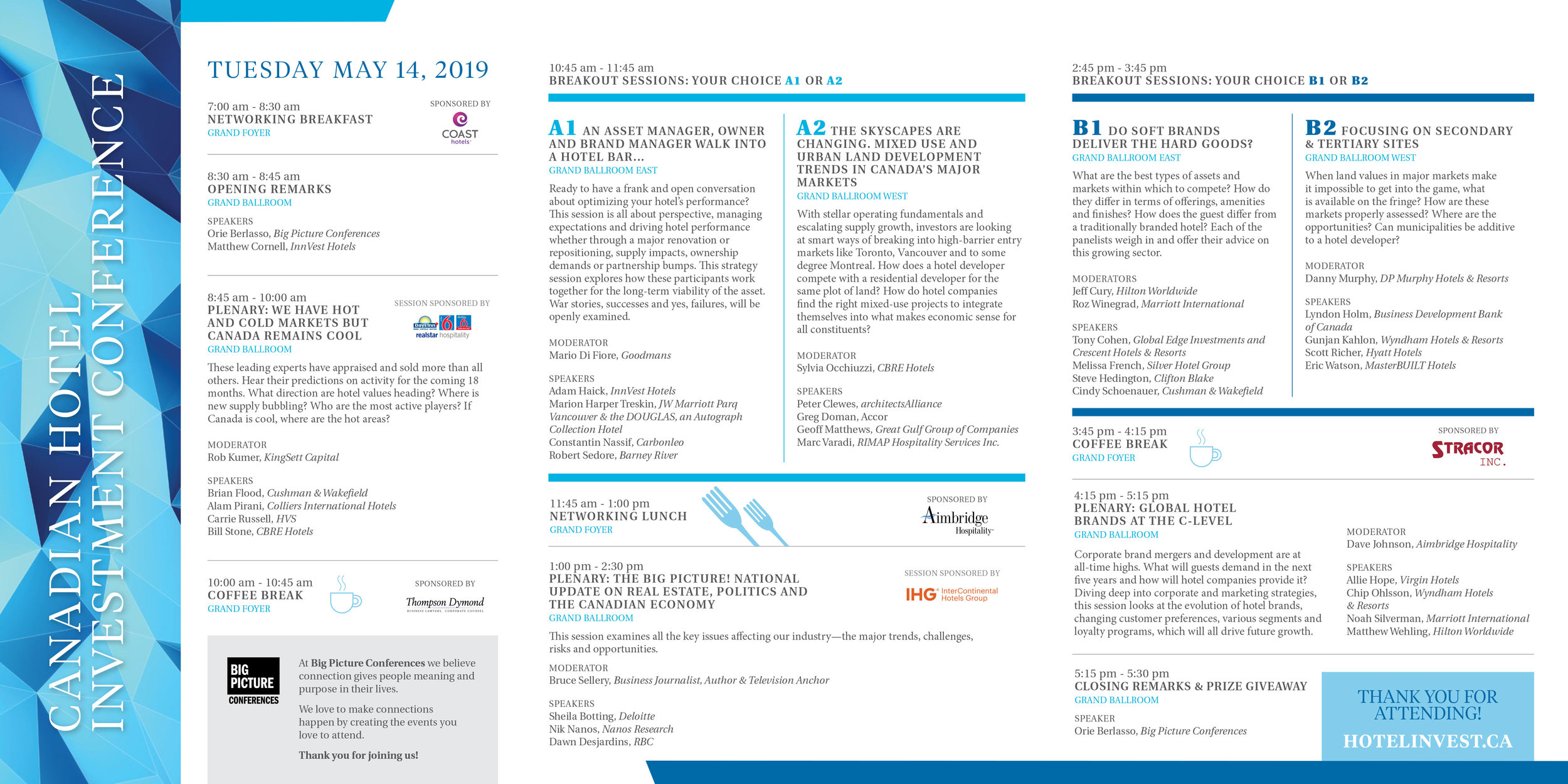 2019 Canadian Hotel Investment Conference #CHIC2019
