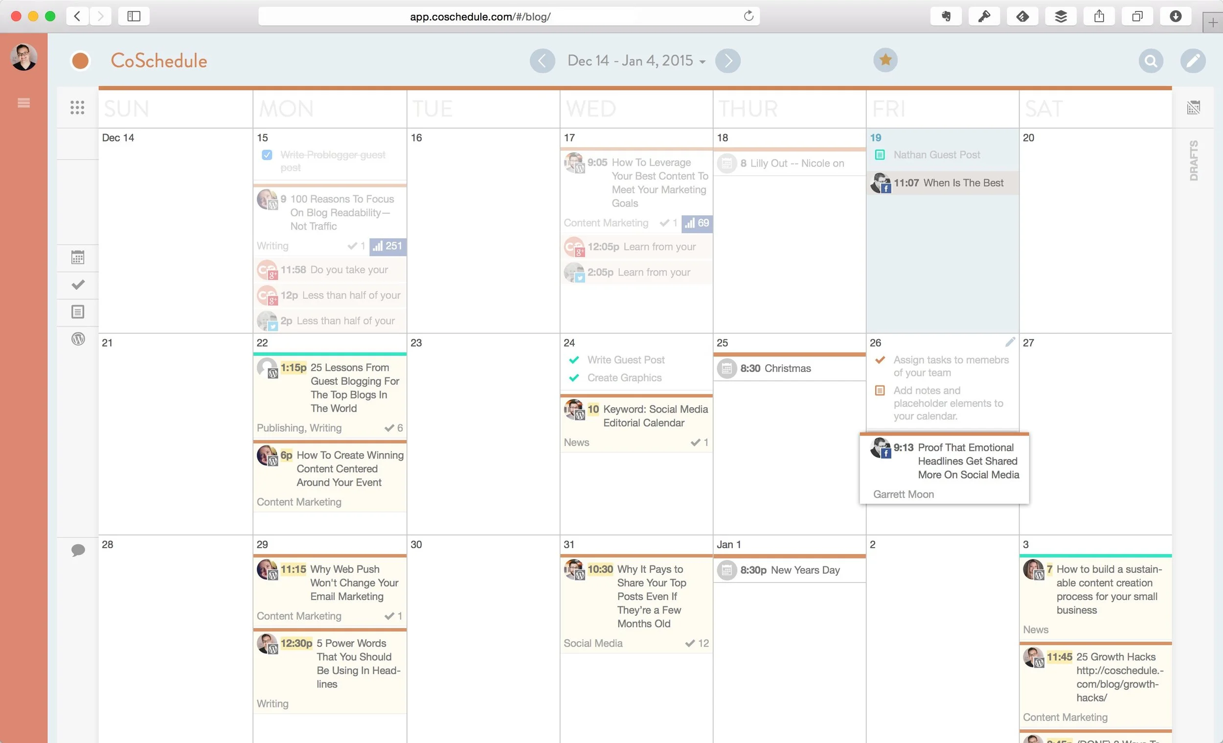 Collider Loves: CoSchedule Social Scheduling App Review