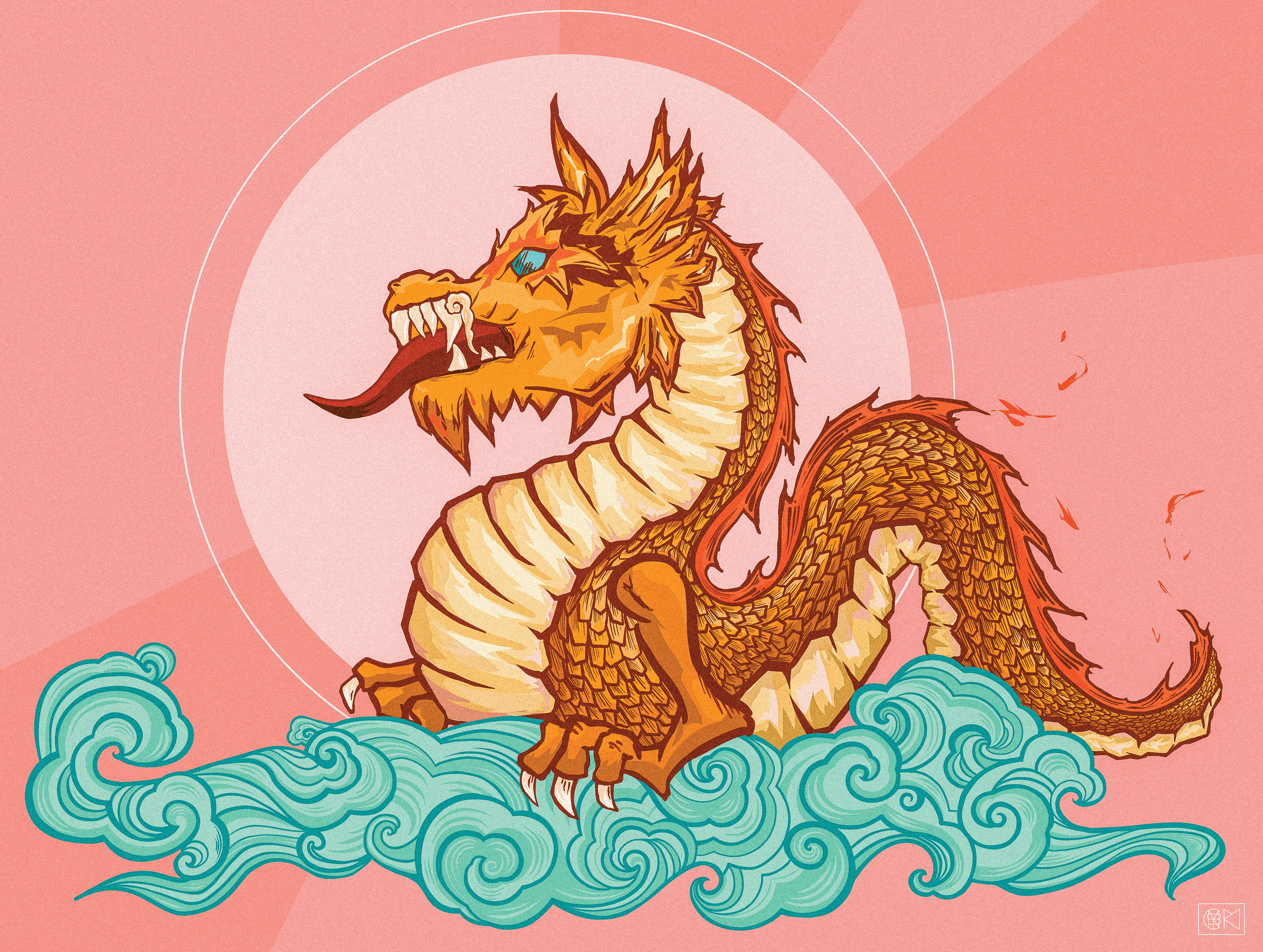 Dragon Textured Print.png