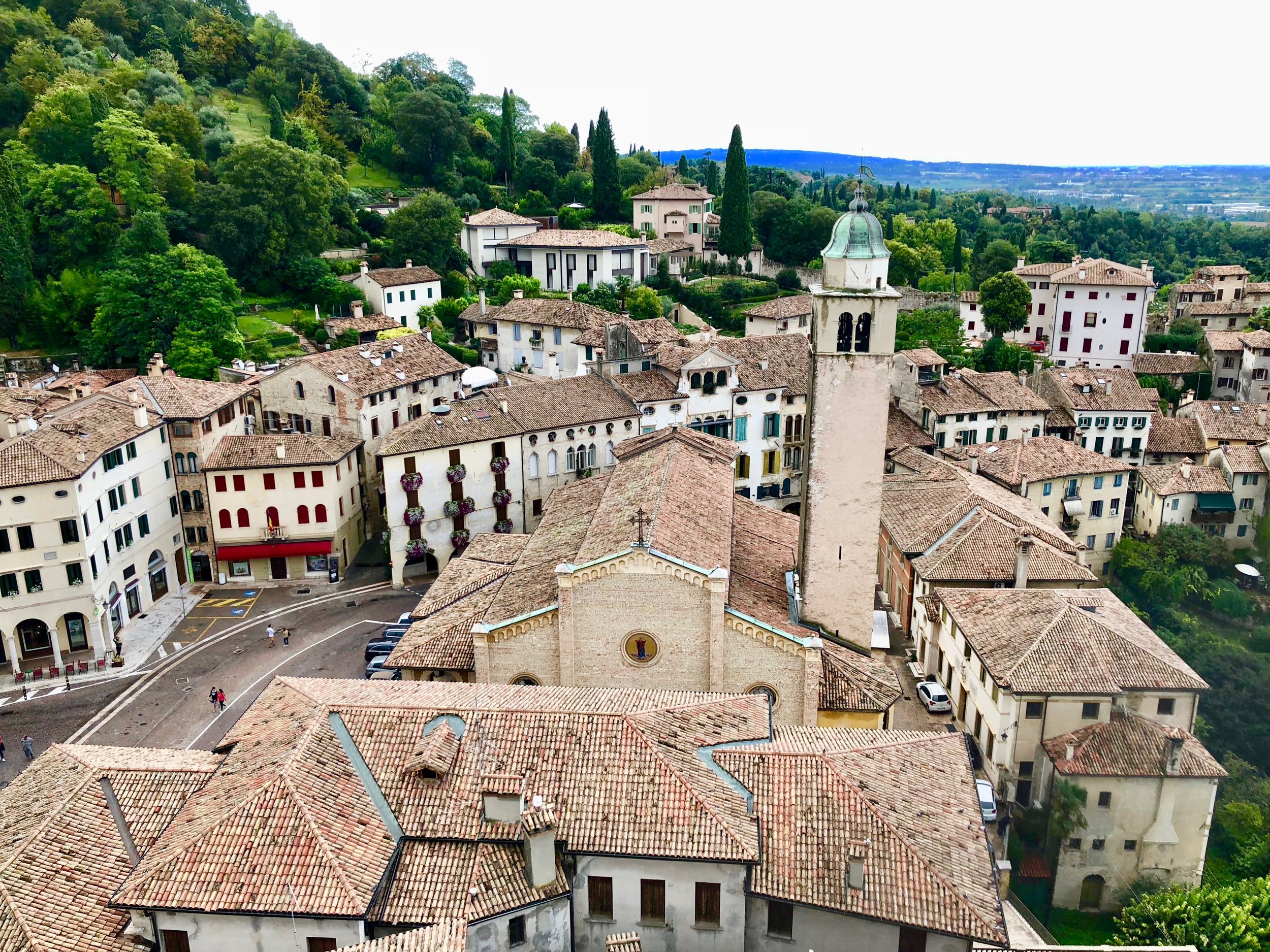 Asolo from the castle tower