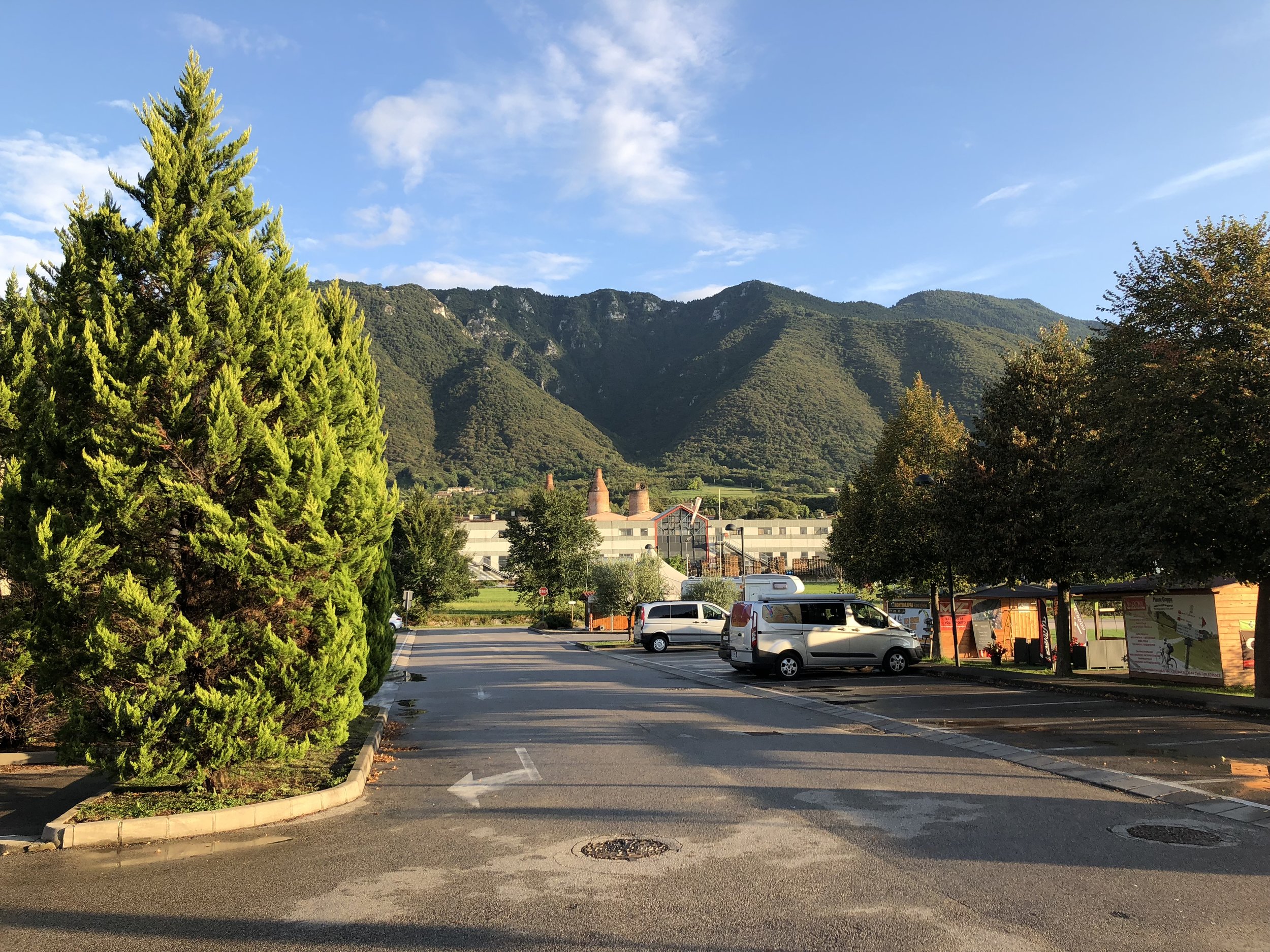The view from our hotel, the Garden Relais