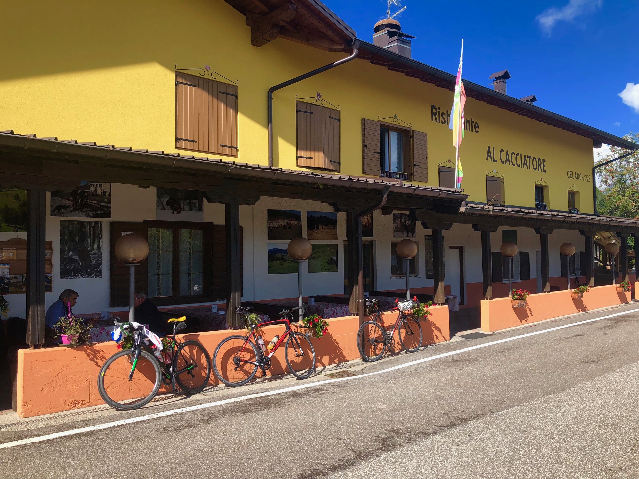 One of the many bars we stopped at for coffee and fuel during the week