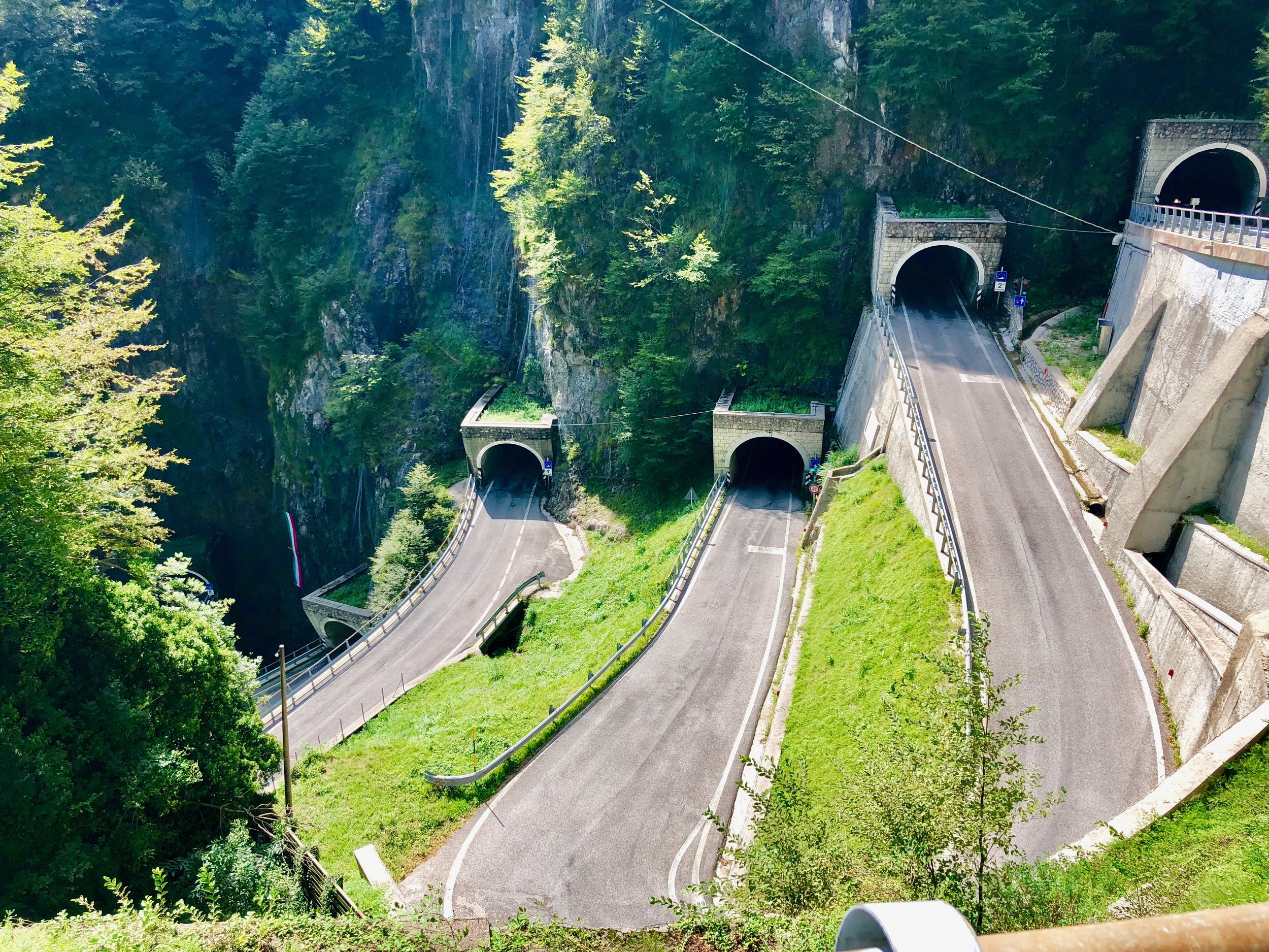 The tunnels on Passa san Baldo