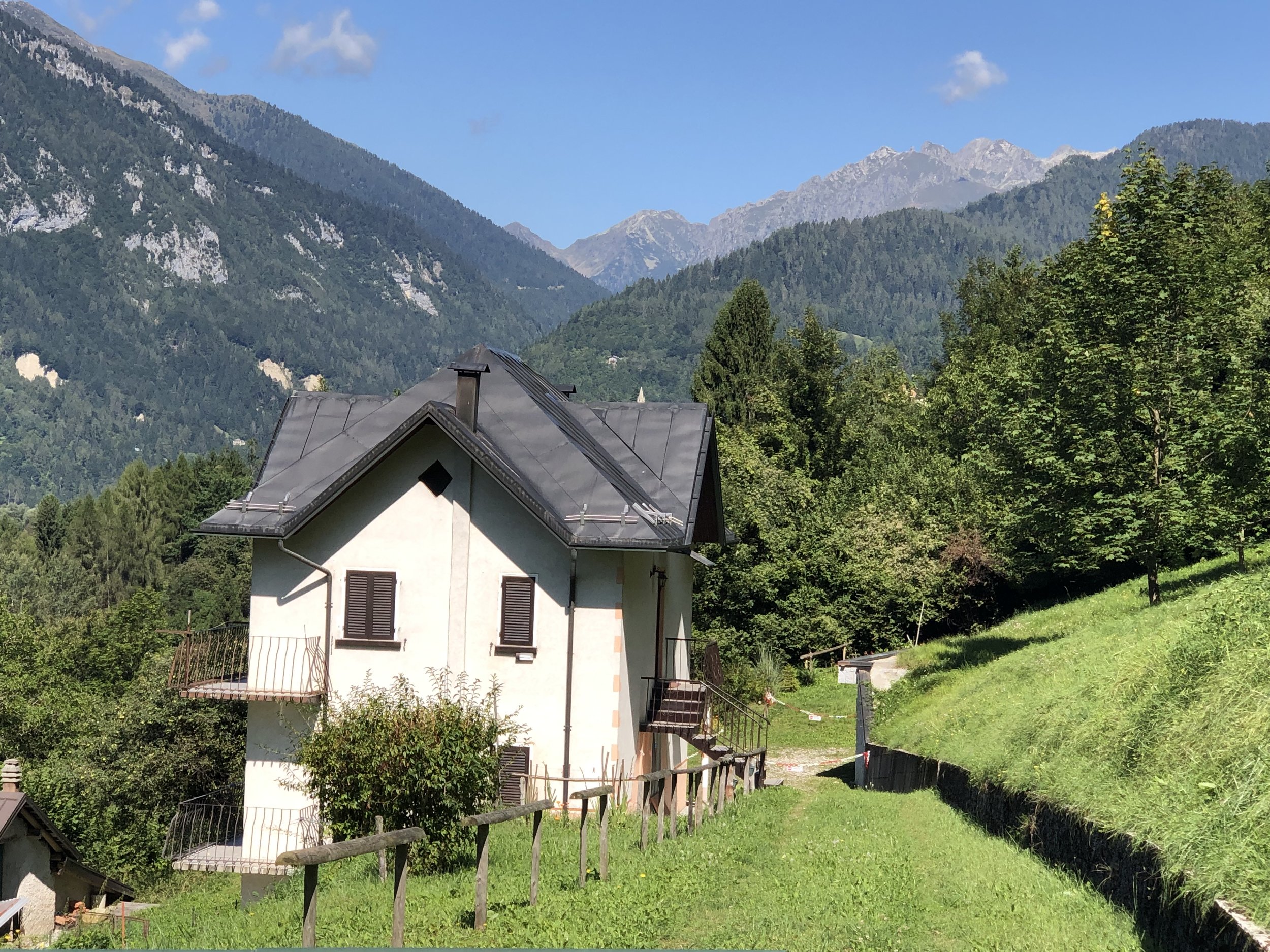 Grigno ride up to Cimo Campo