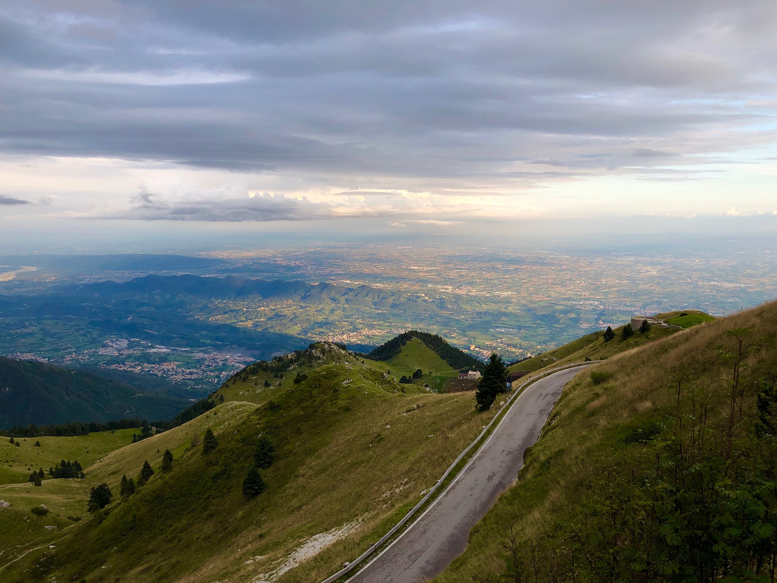 View from the top of Mt. Grappa