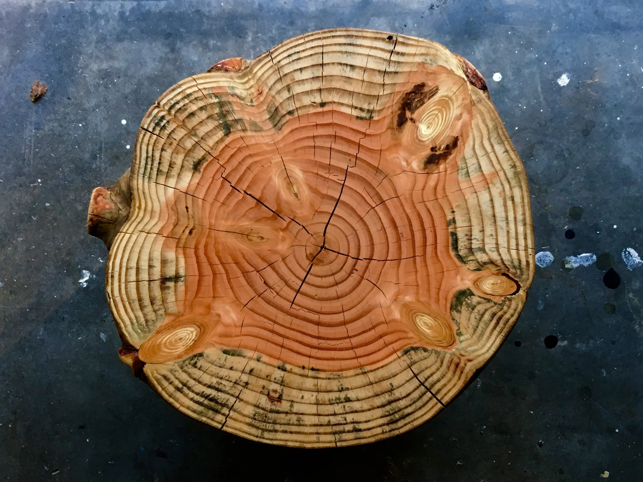 Rolling Side Table