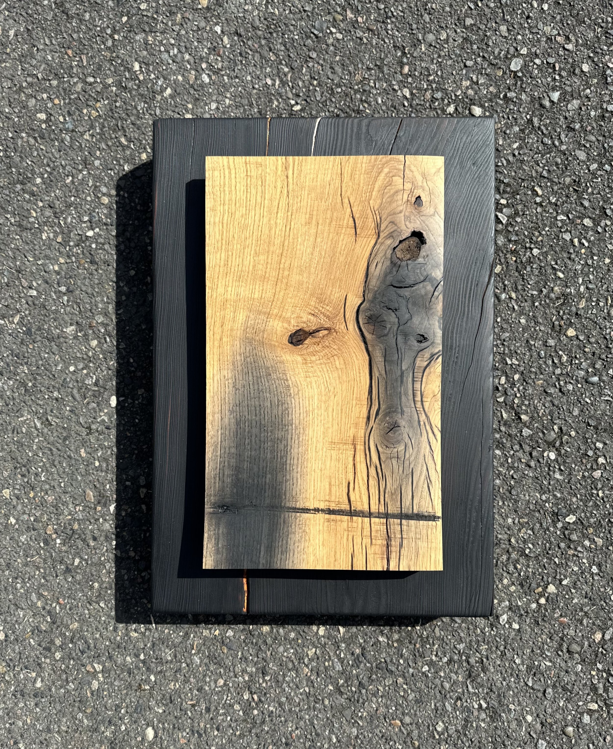 Woman - An Iron Poisoned White Oak Art Piece $6,000