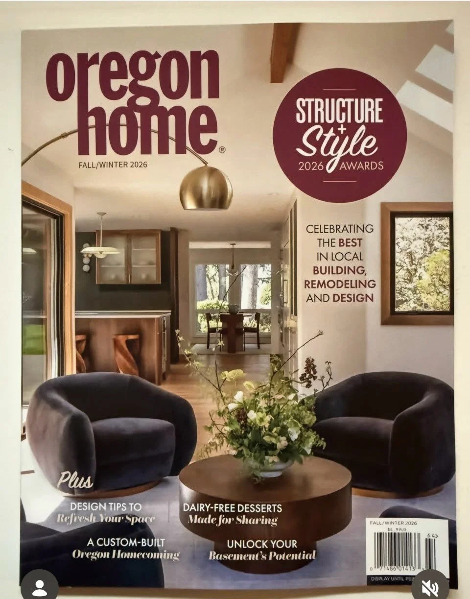 Hey! The Armadillo table won an award!! Also known as the Giant Reese&rsquo;s Cup table, for you hunger scrollers.  Badass local designer, @designwithrefinement took home  the 2026 Oregon Home Structure and Style Award last night for our design and w