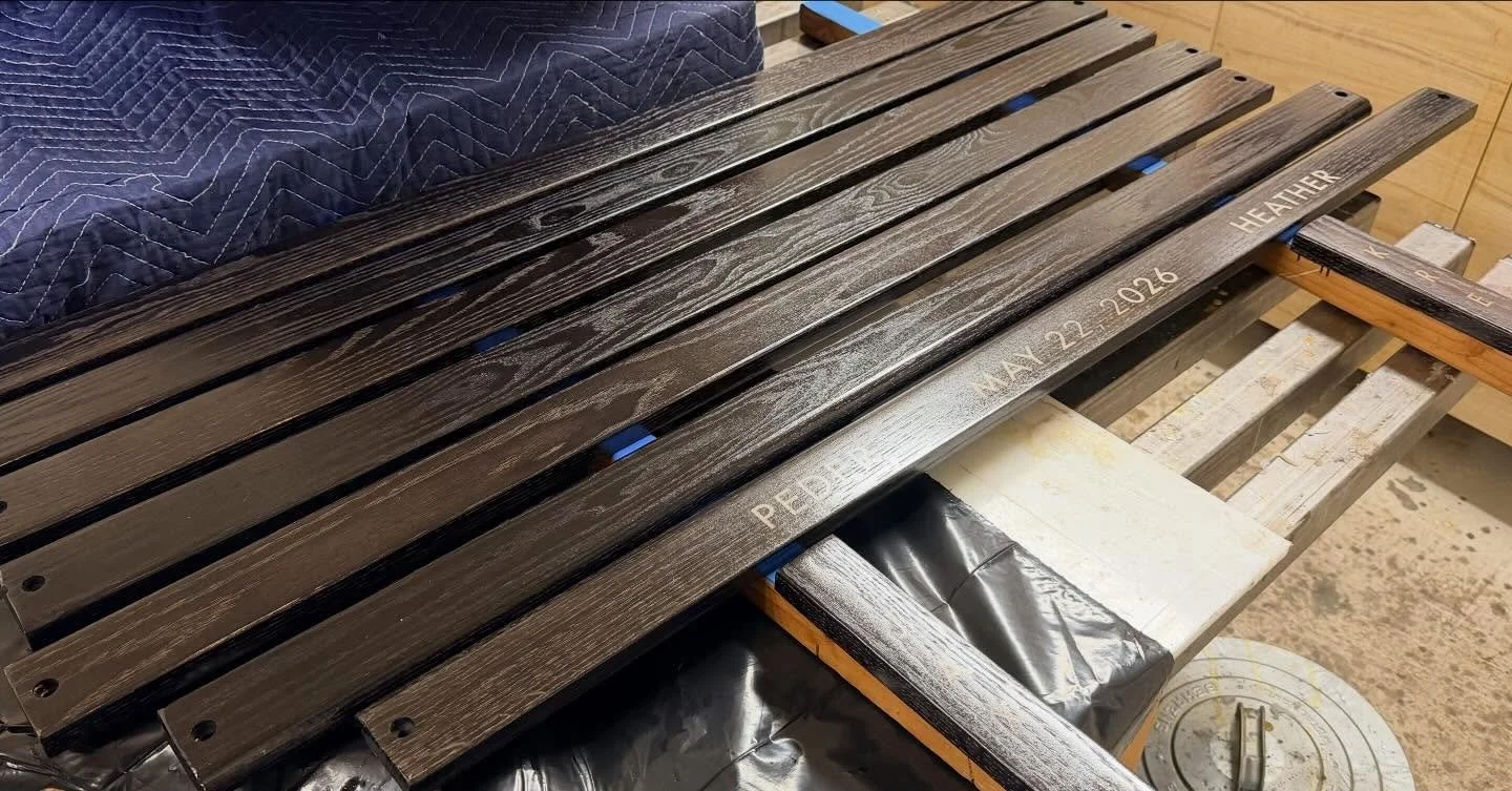 Ebonized Oregon White Oak.  First time doing this and it will def not be the last.  Distilled white vinegar and steel wool, two of my least favorite things, but what an awesome effect! #ebonized #whiteoak #woodfinishing #portland #woodworking