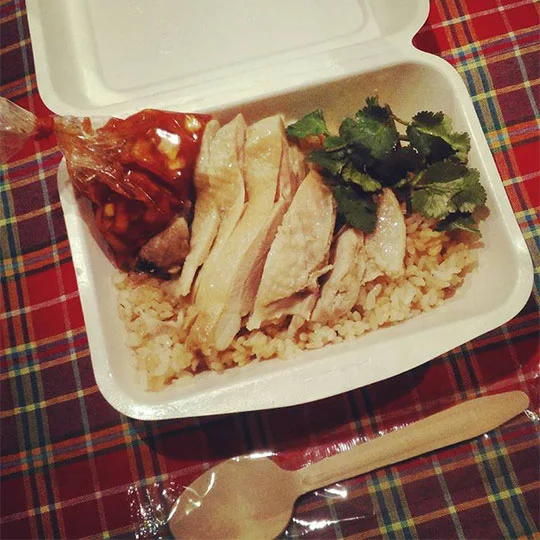 Khao man gai to go 790yen - Reservation required (The number of servings are limited)