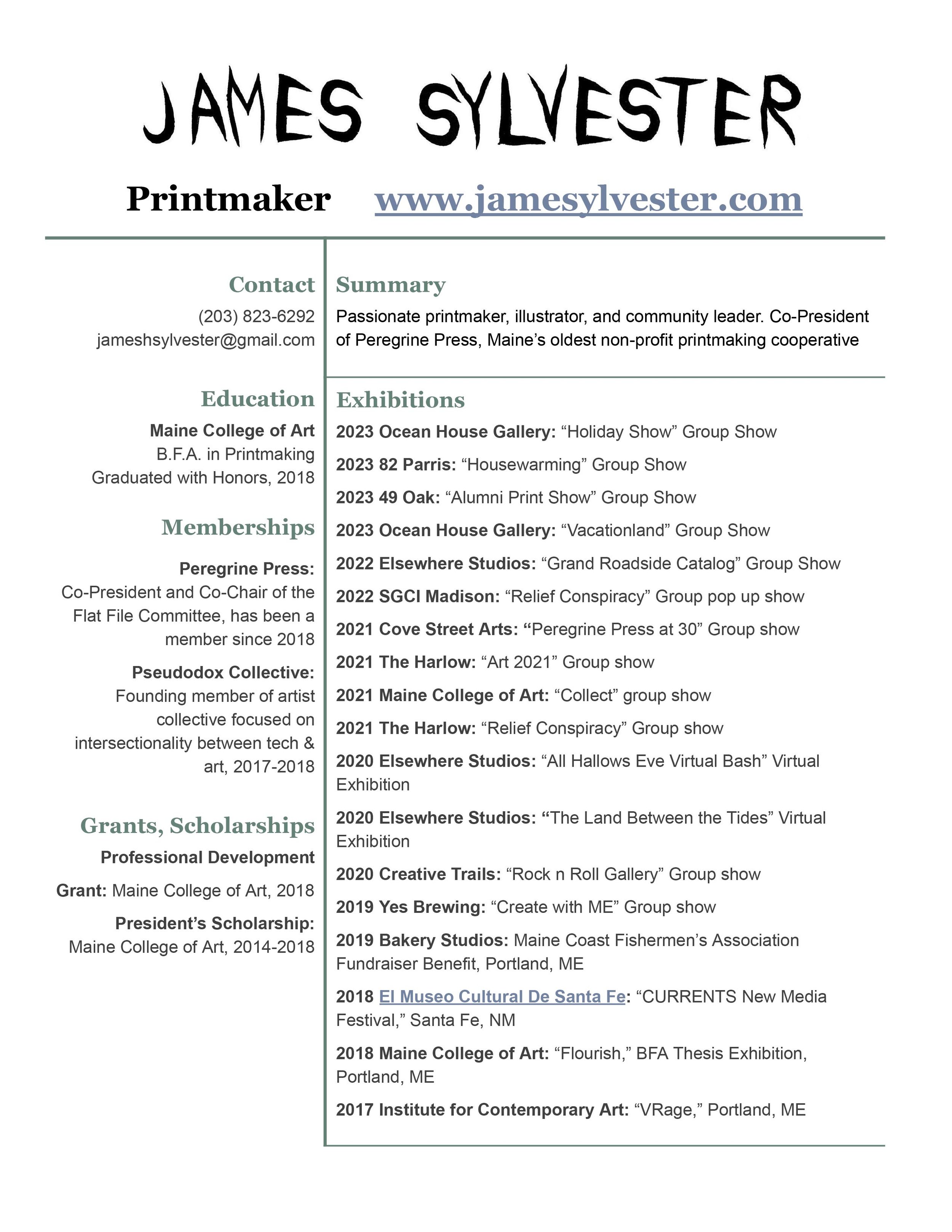 James Sylvester 2024 Resume page 1.jpg