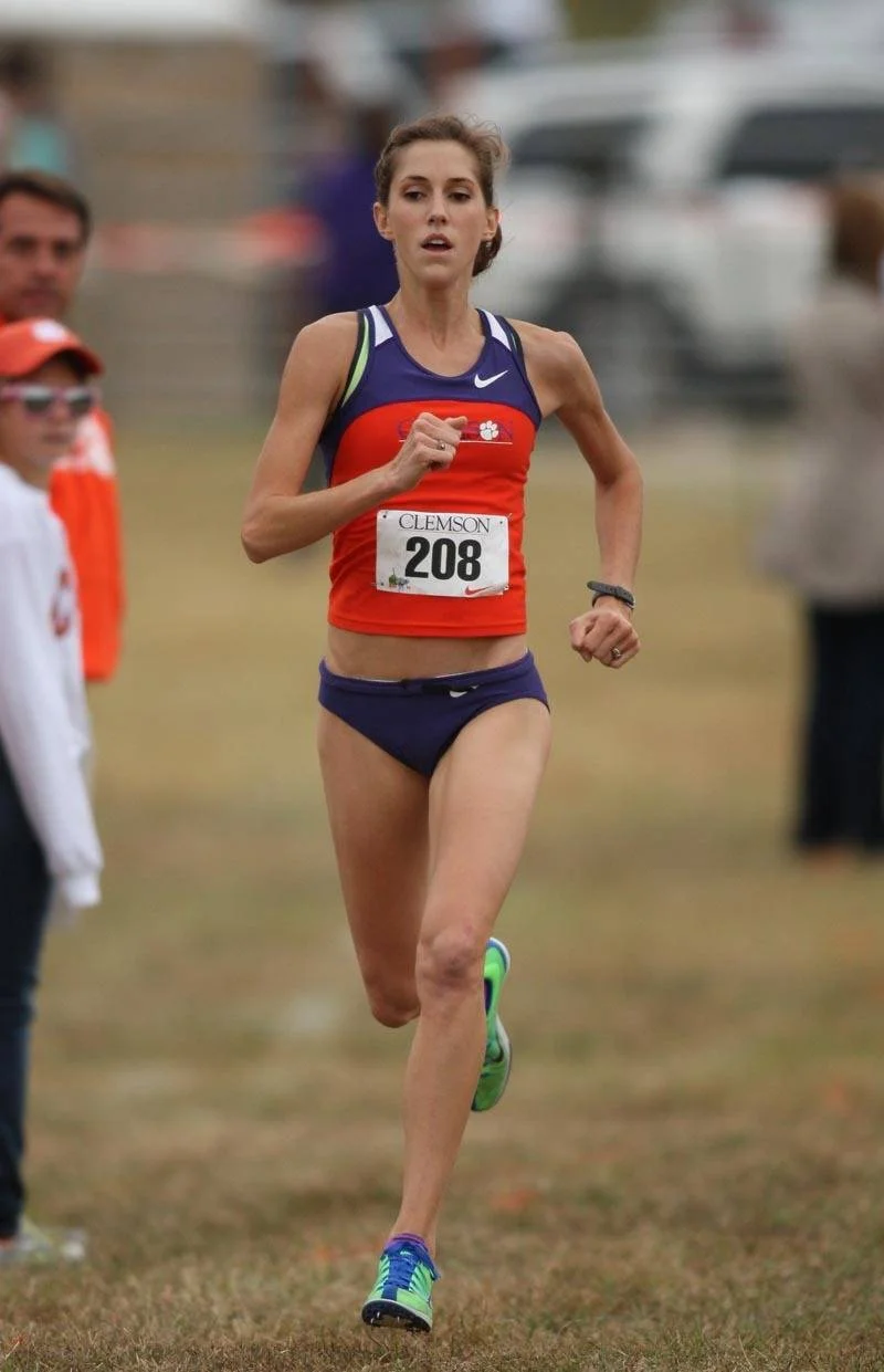 Kimberly competing for Clemson’s Cross Country Team Rex Brown
