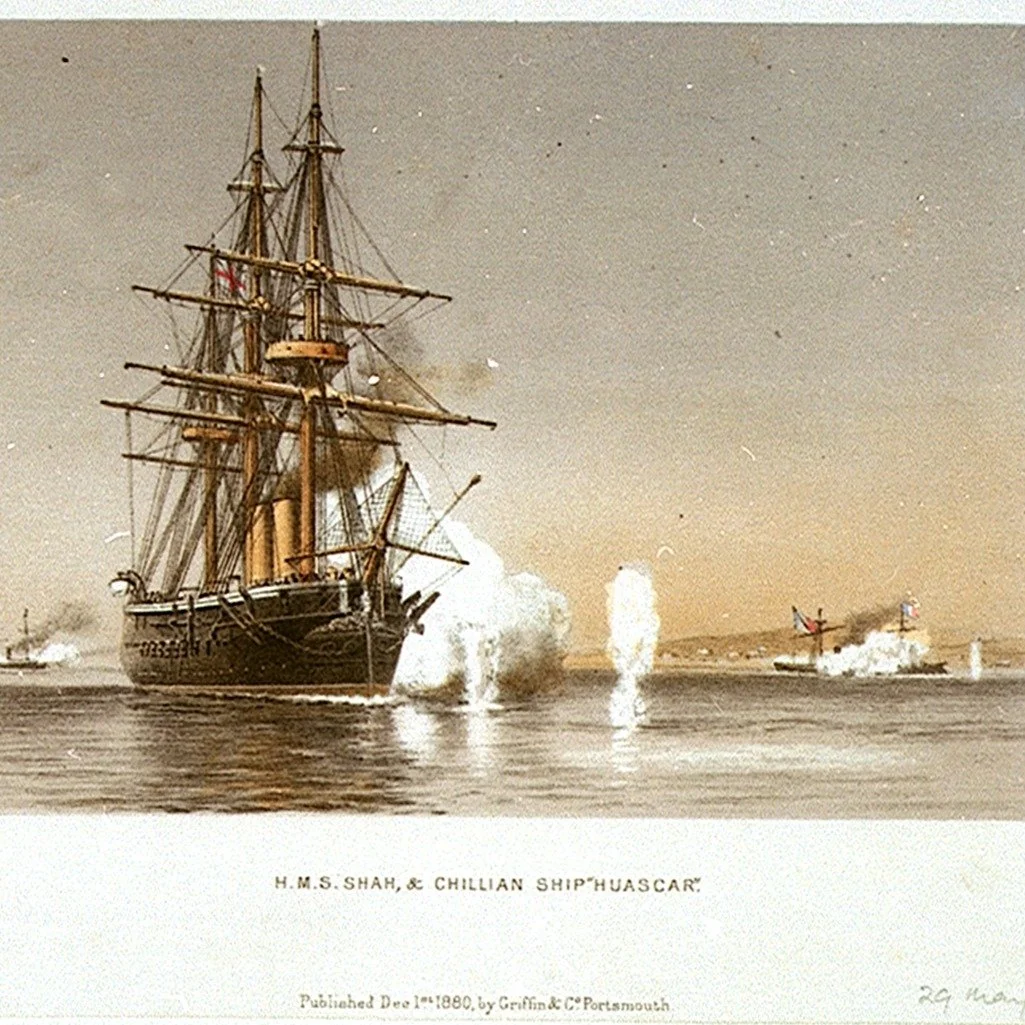 An ancestor of one of our clients once found himself in the middle of a real-life sea battle with a pirate ship.

At just 19 he was serving aboard the HMS Shah, flagship of the British Navy&rsquo;s Pacific fleet, when the ship was sent to hunt down p