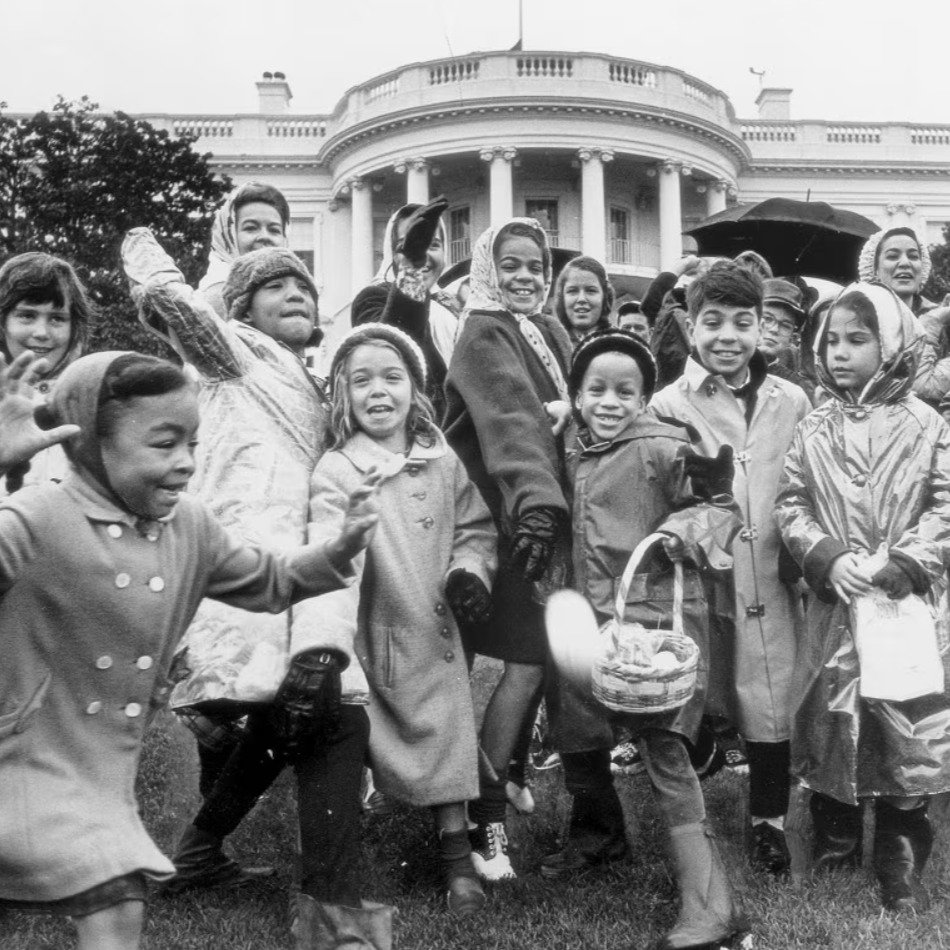 Happy Easter from Family History Films!

Did you know the first official White House Easter Egg Roll was sponsored by First Lady Lucy Hayes in 1878? The tradition started after children had been rolling eggs on the U.S. Capitol grounds in the early 1