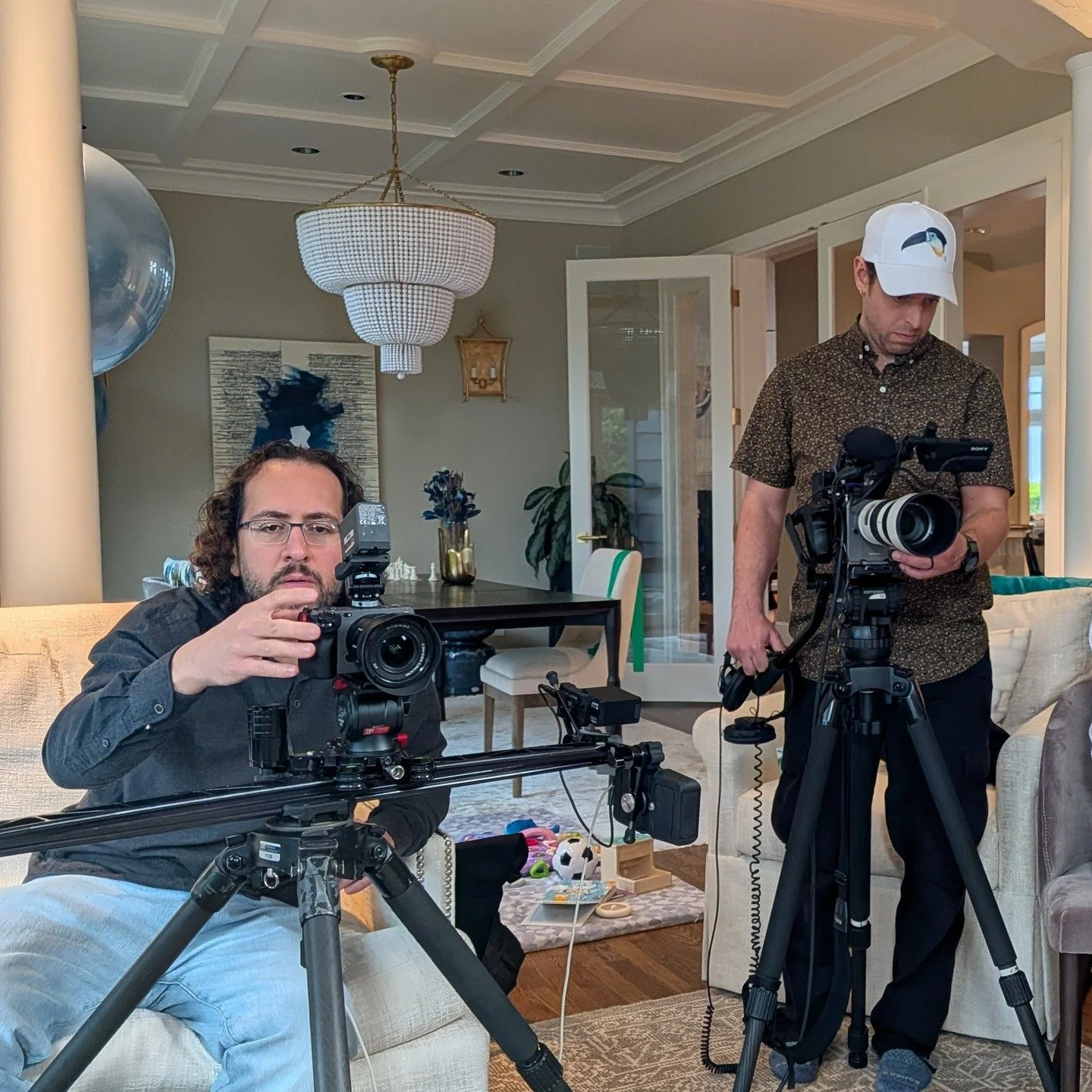 What you see vs what we see.

Here&rsquo;s how we set up for our final day of filming in Portland last week. Now it&rsquo;s on to the writing and editing rooms, to transform the footage into an heirloom our clients can cherish for generations.
