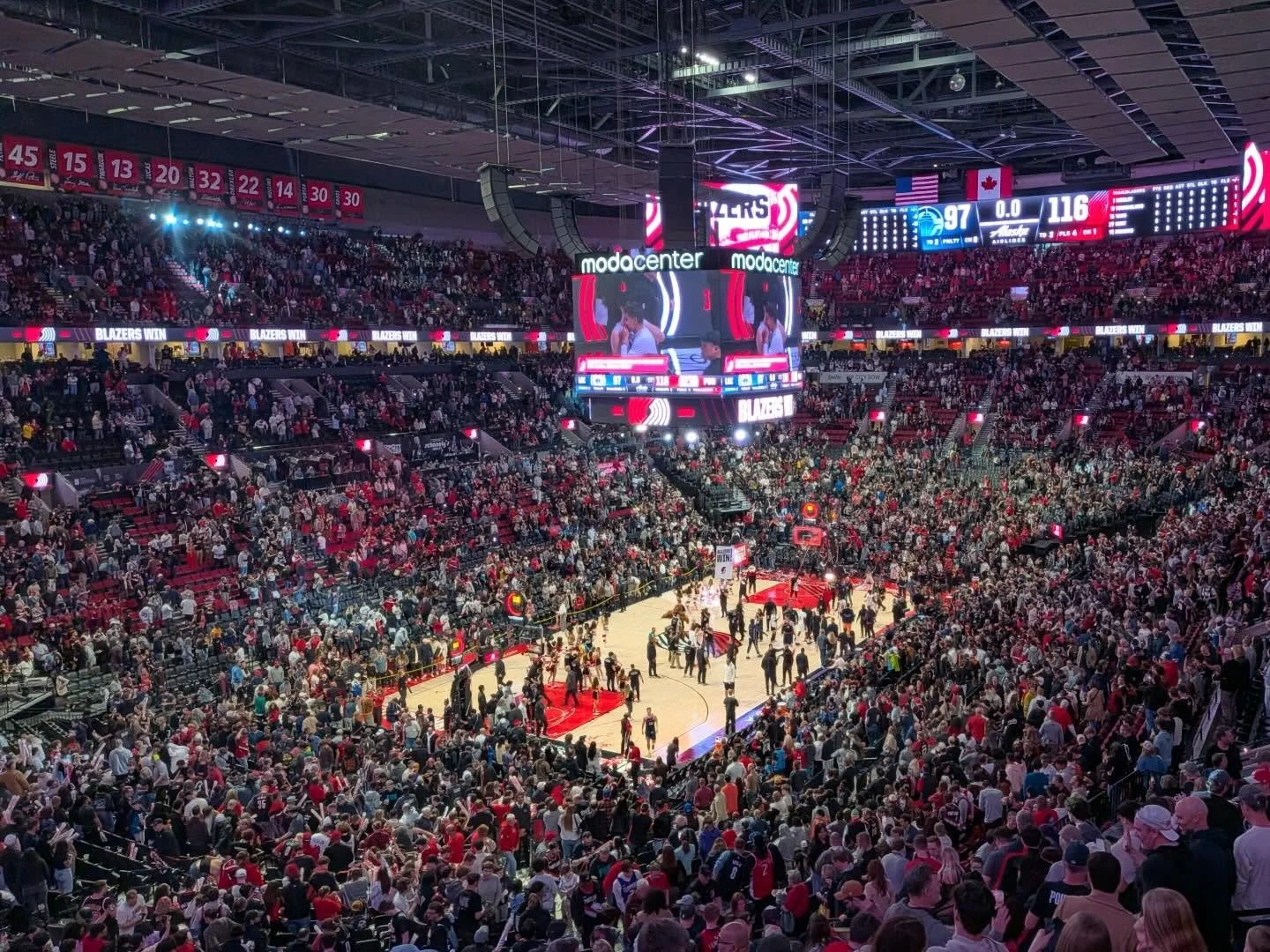 Even though our filming trip schedules are packed with interviews, archiving, logistics and long drives, we still try to make time to experience a little of the places our work takes us. 

This time, it was to an NBA game - quite a novelty for our UK