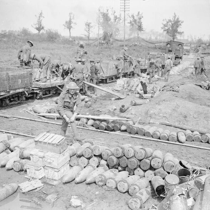 Shells being unloaded at Brielen, just north of Ypres, on 3 August 1917.

112 years ago today, the First World War began, altering the lives of millions of people and families around the world.

Among them was one of our client's ancestors, whose car
