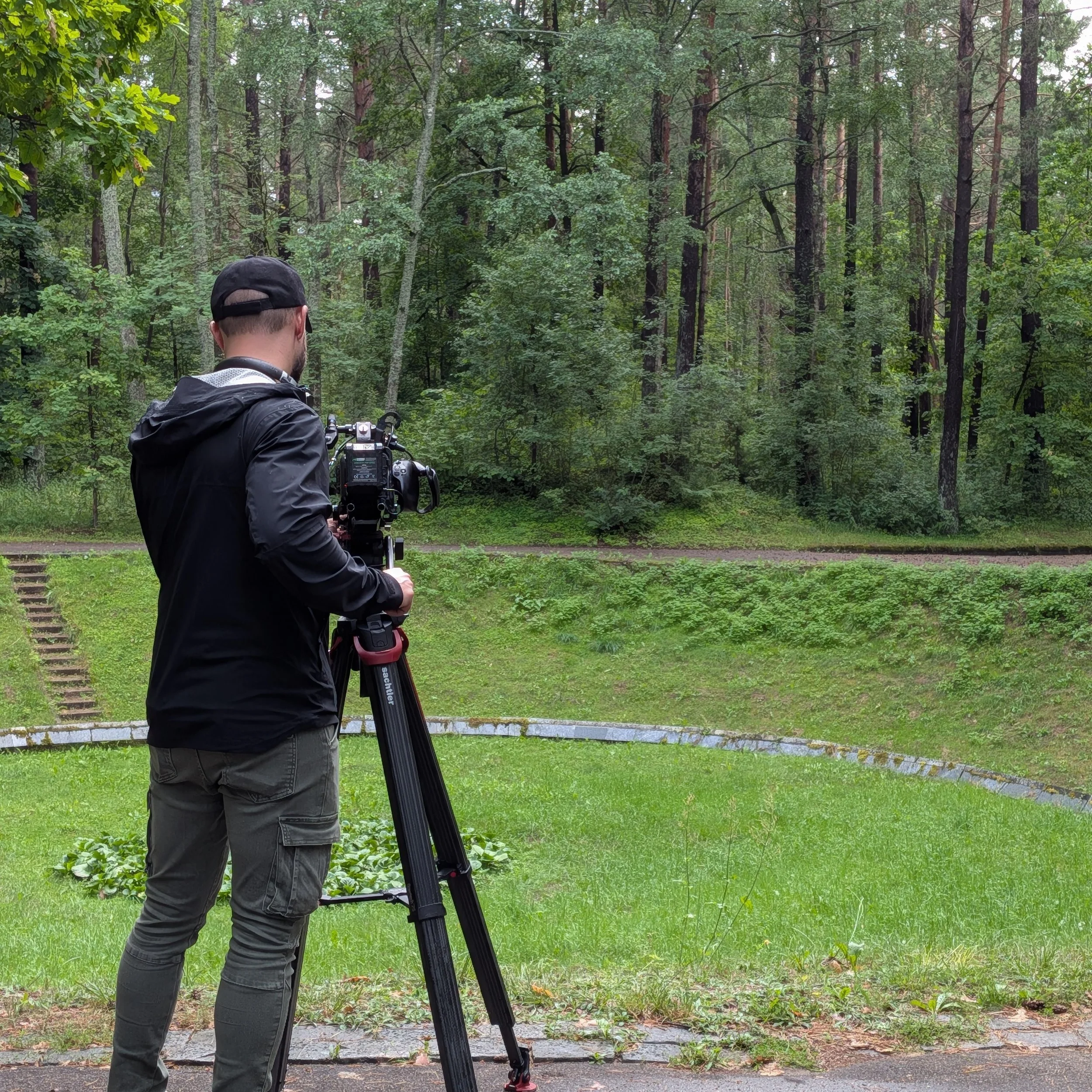 BTS shots from our recent trip to the Paneriai Memorial in Lithuania.

Located just outside Vilnius, Paneriai was the site of the largest mass murder carried out by the Nazis in Lithuania during the Second World War. Between 1941 and 1944, an estimat
