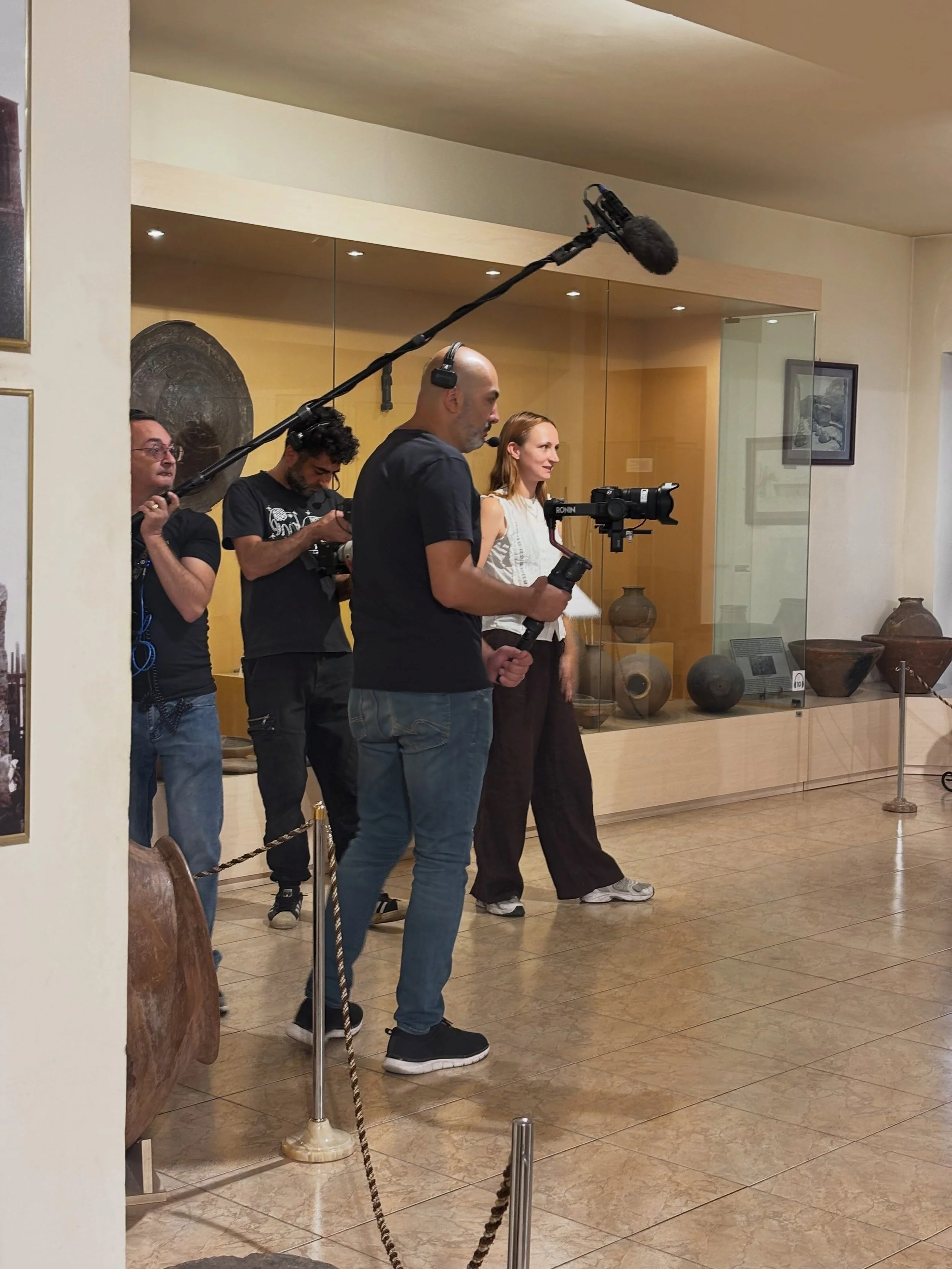 A wonderful first day of filming at the Yerevan History Museum and other spots around the city. Taking clients back to their birth cities really unlocks another level of their family history project.
