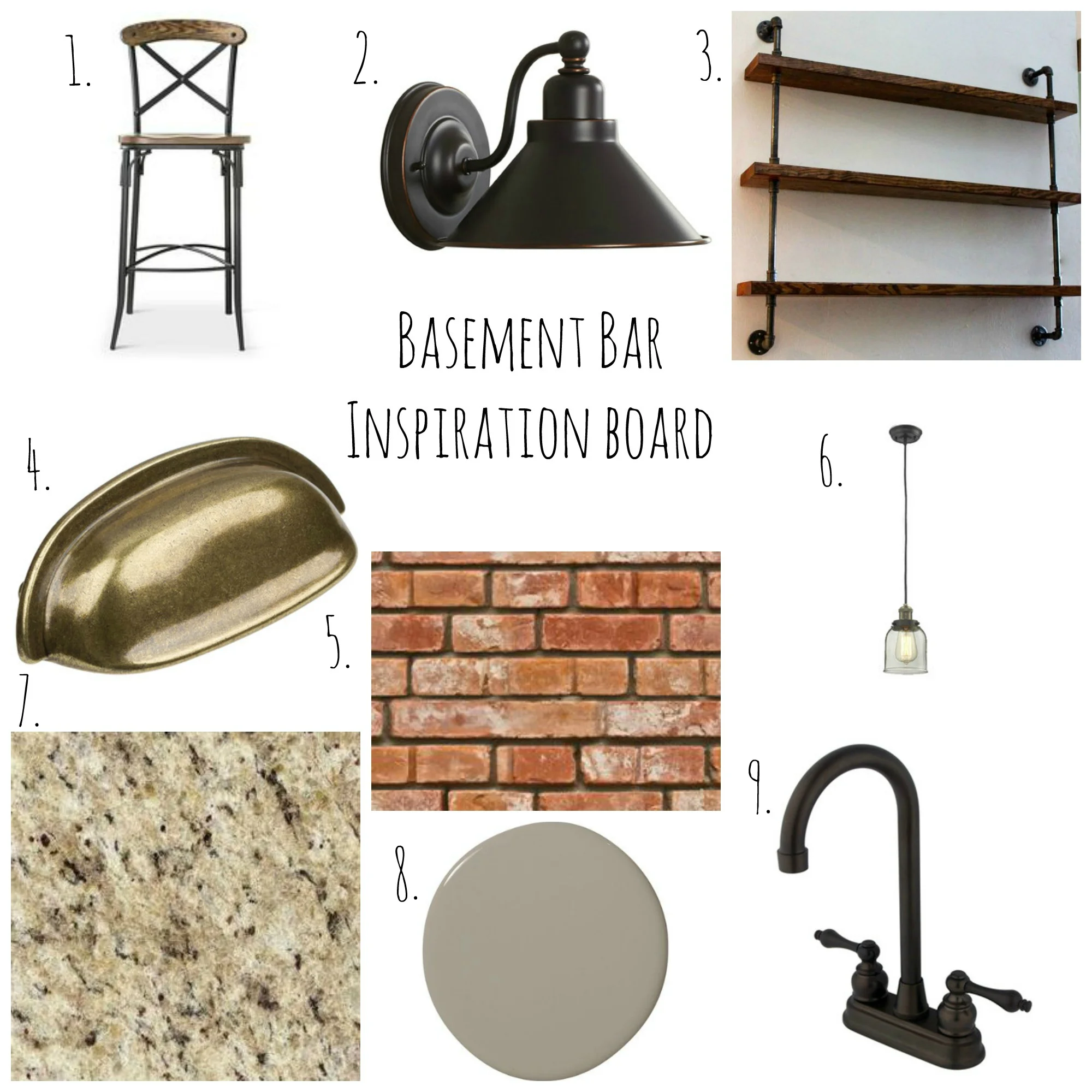 Industrial Farmhouse Bar