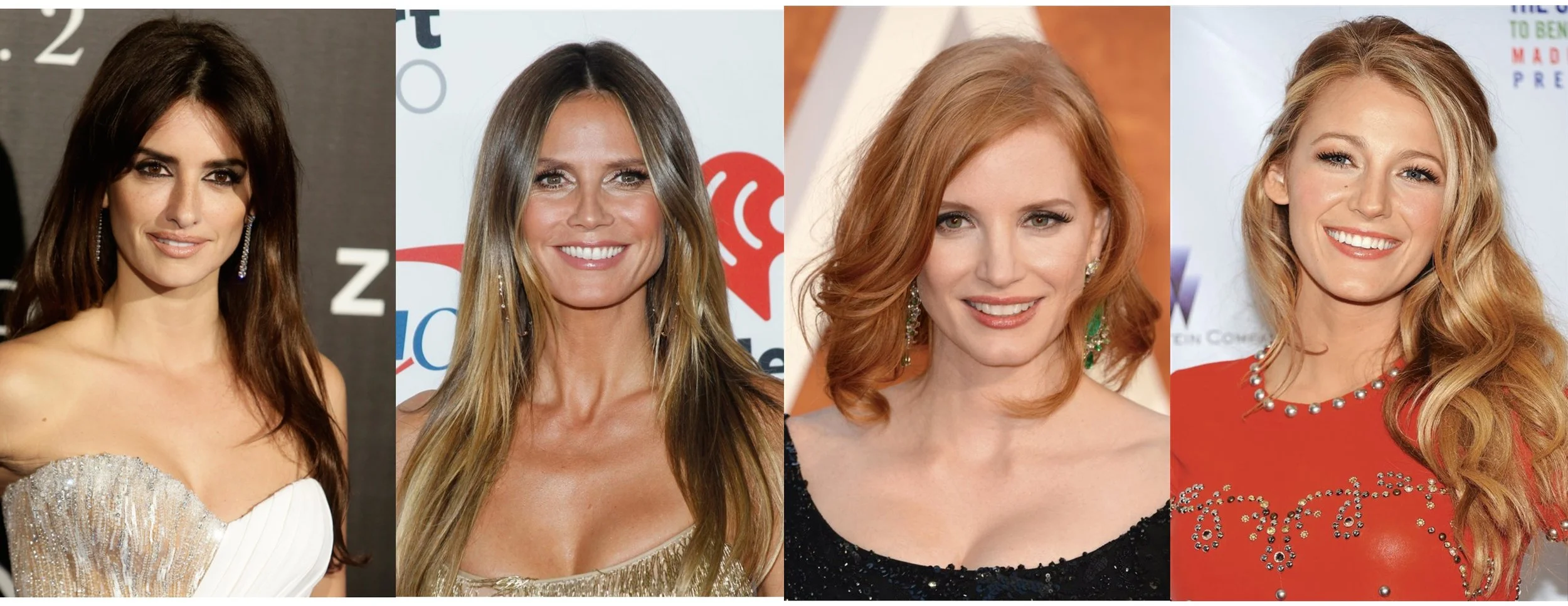 Penélope Cruz, Heidi Klum, Jessica Chastain y Blake Lively