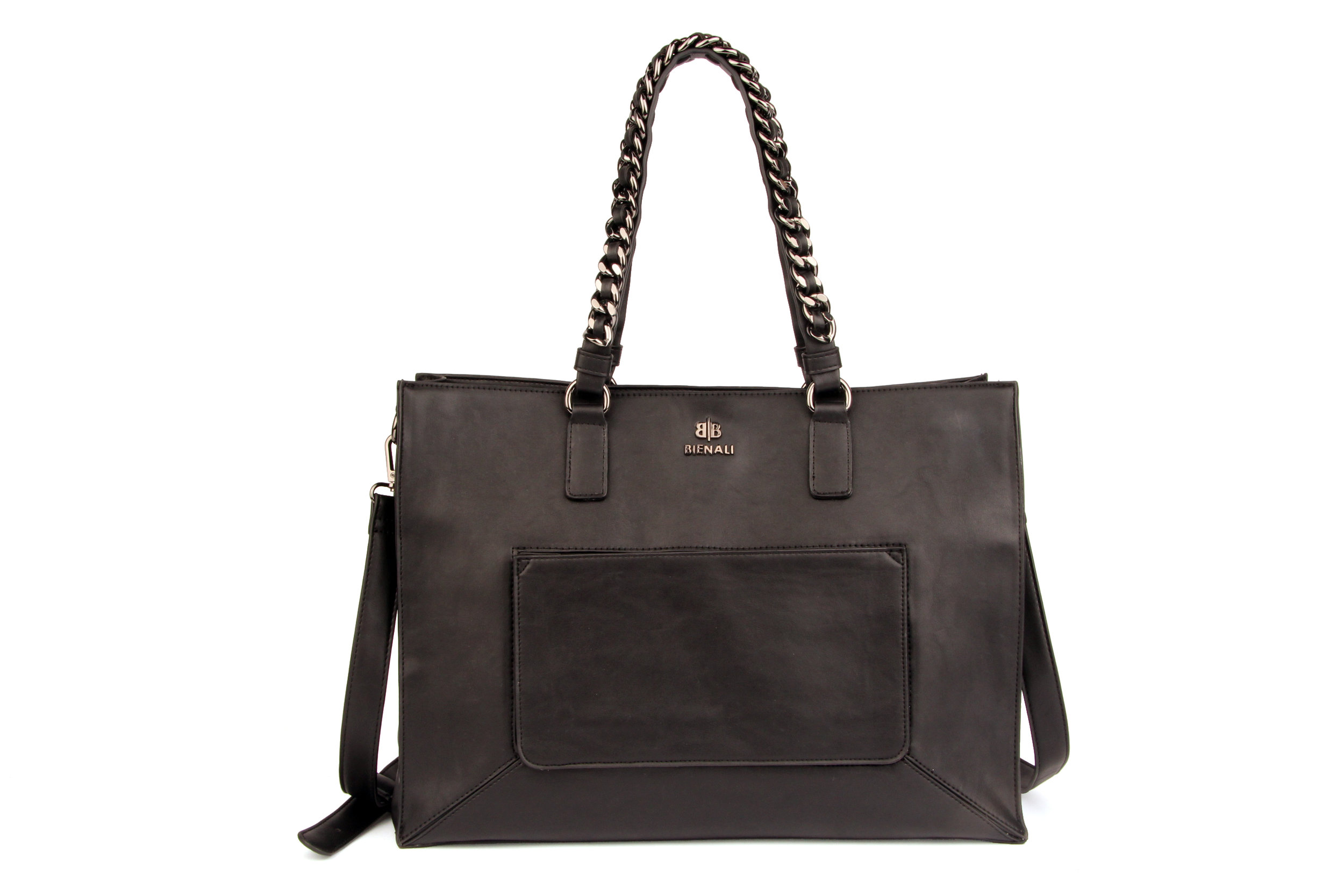 "Impresario" - Chain Handle Laptop Tote