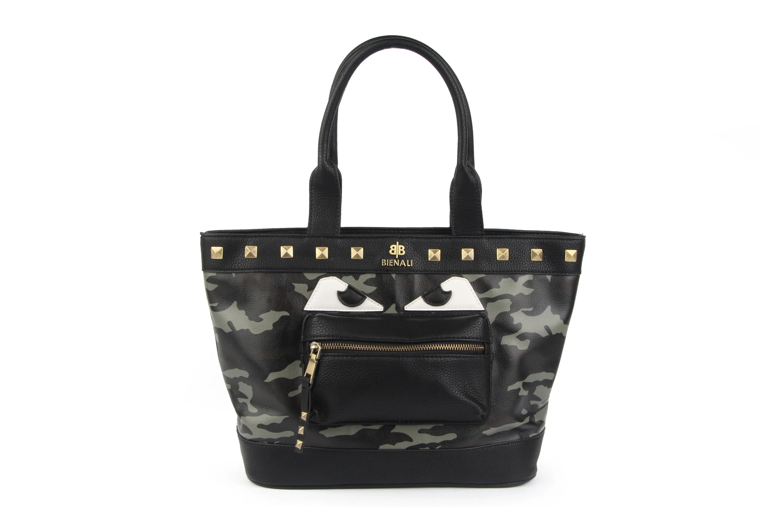 "Twyla" - Camo Monster Large Tote